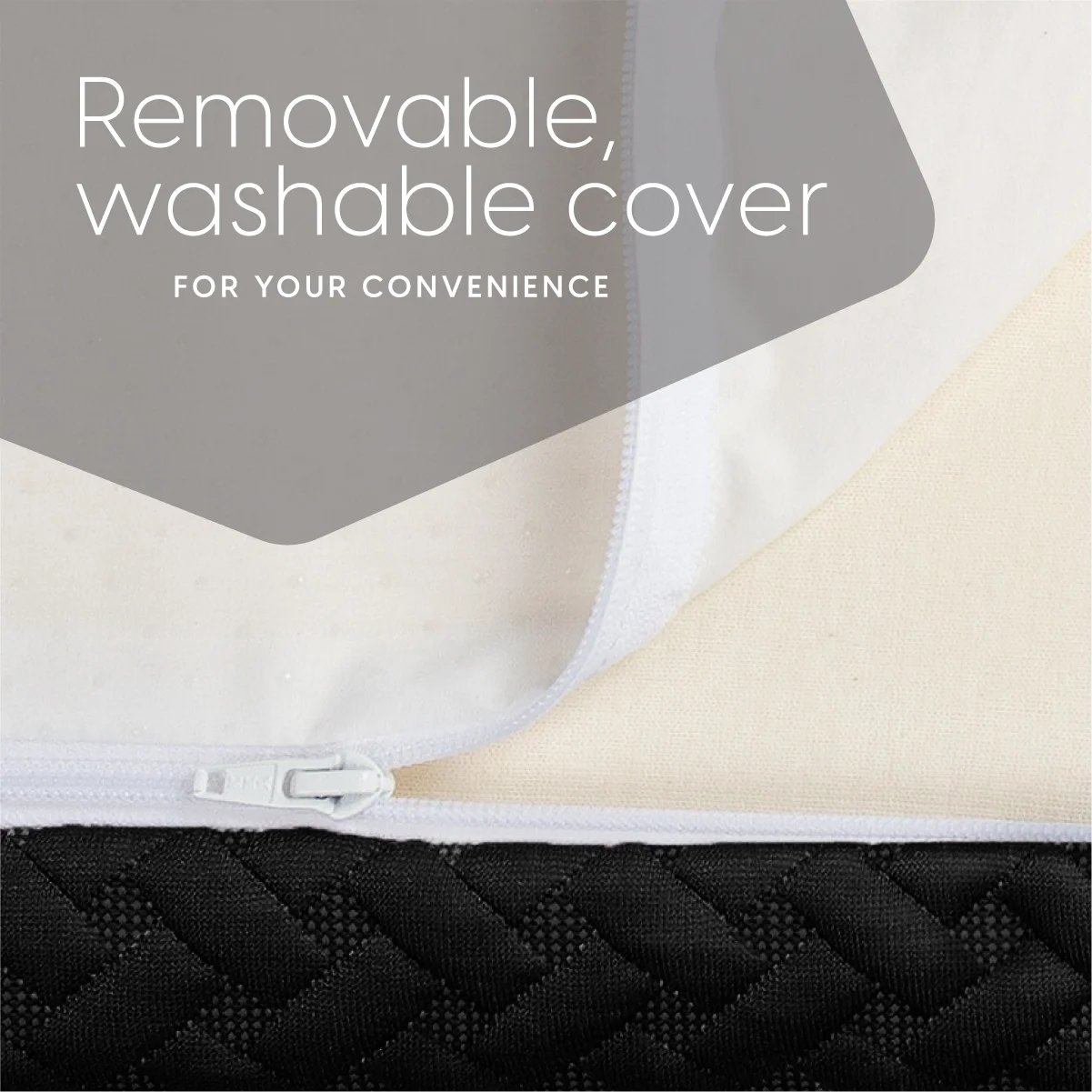 Milliard Memory Foam Futon Mattress - Full Size (Frame Not Included) (Black), 71"52"x6" - Image 4