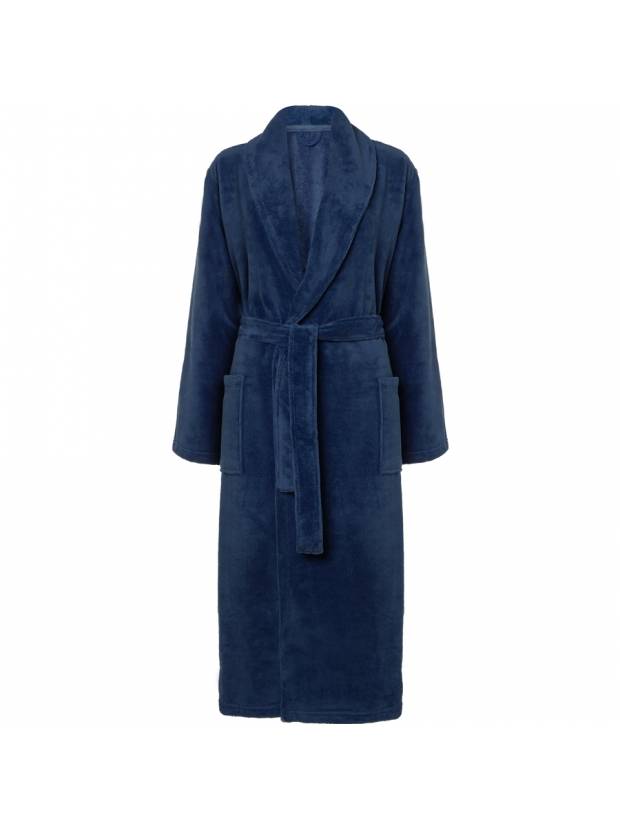 Beaumont Badjas Navy   L   Blauw   Katoen