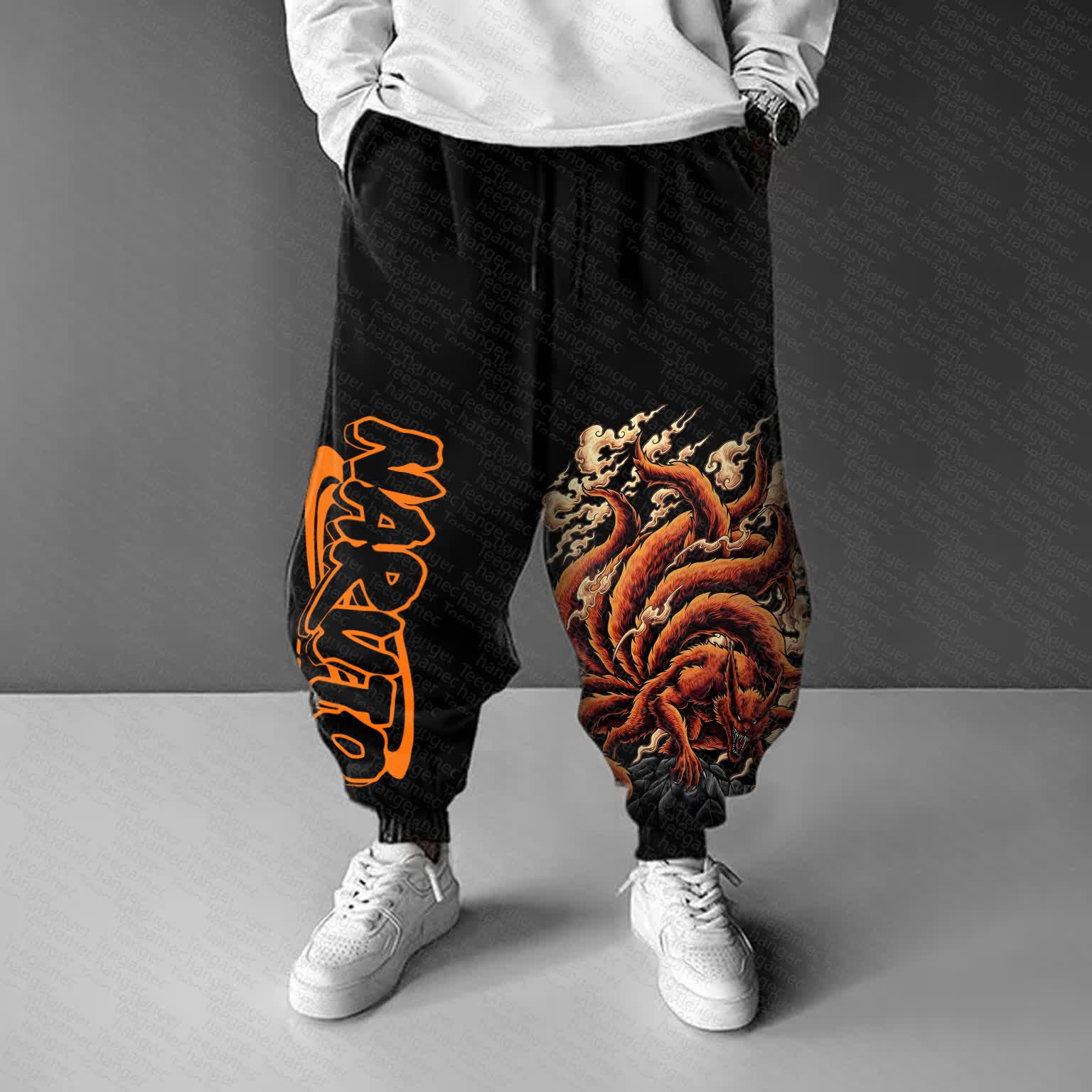Unisex   Casual Anime Streetwear Pants