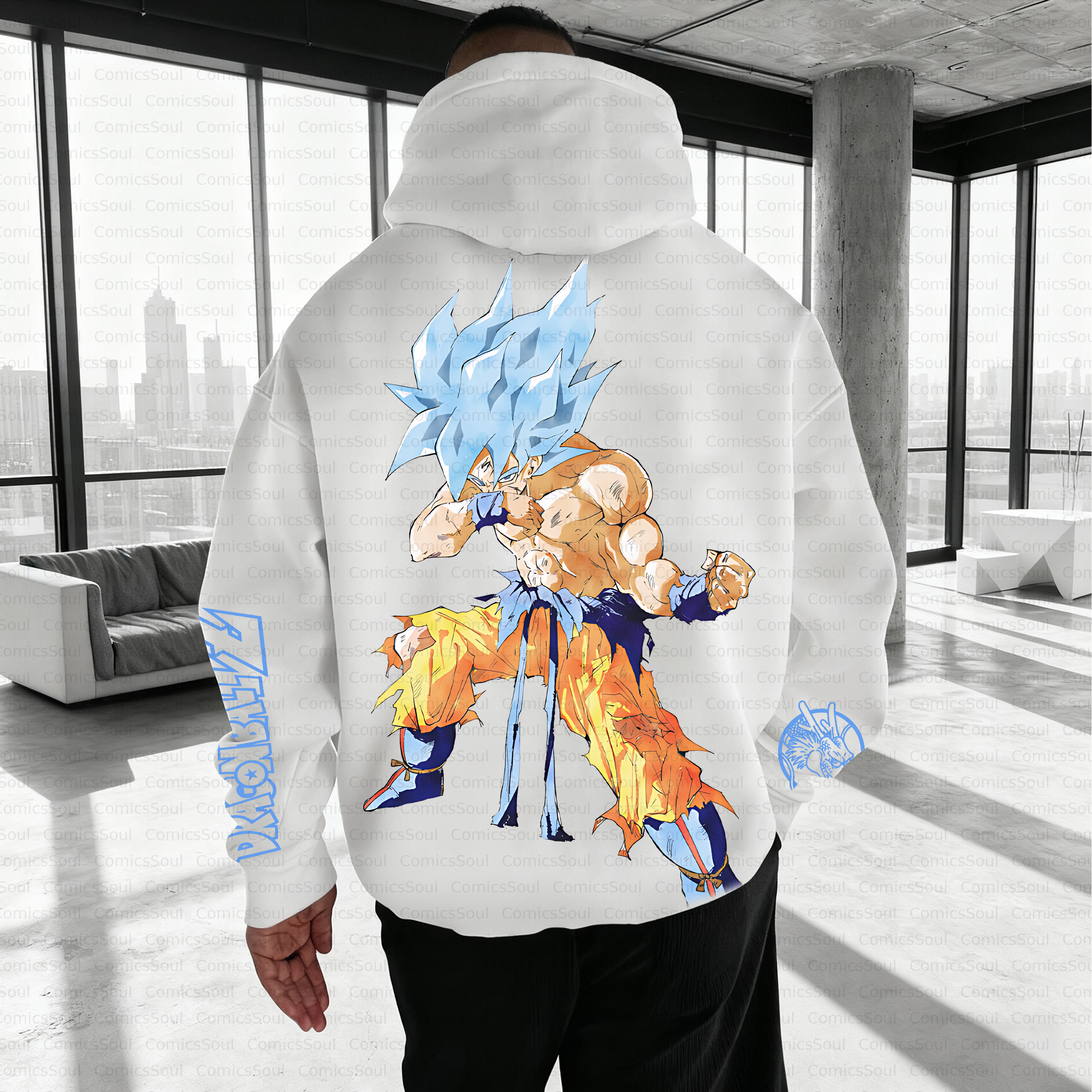 Unisex Anime Inspired Vintage Plush Hoodie
