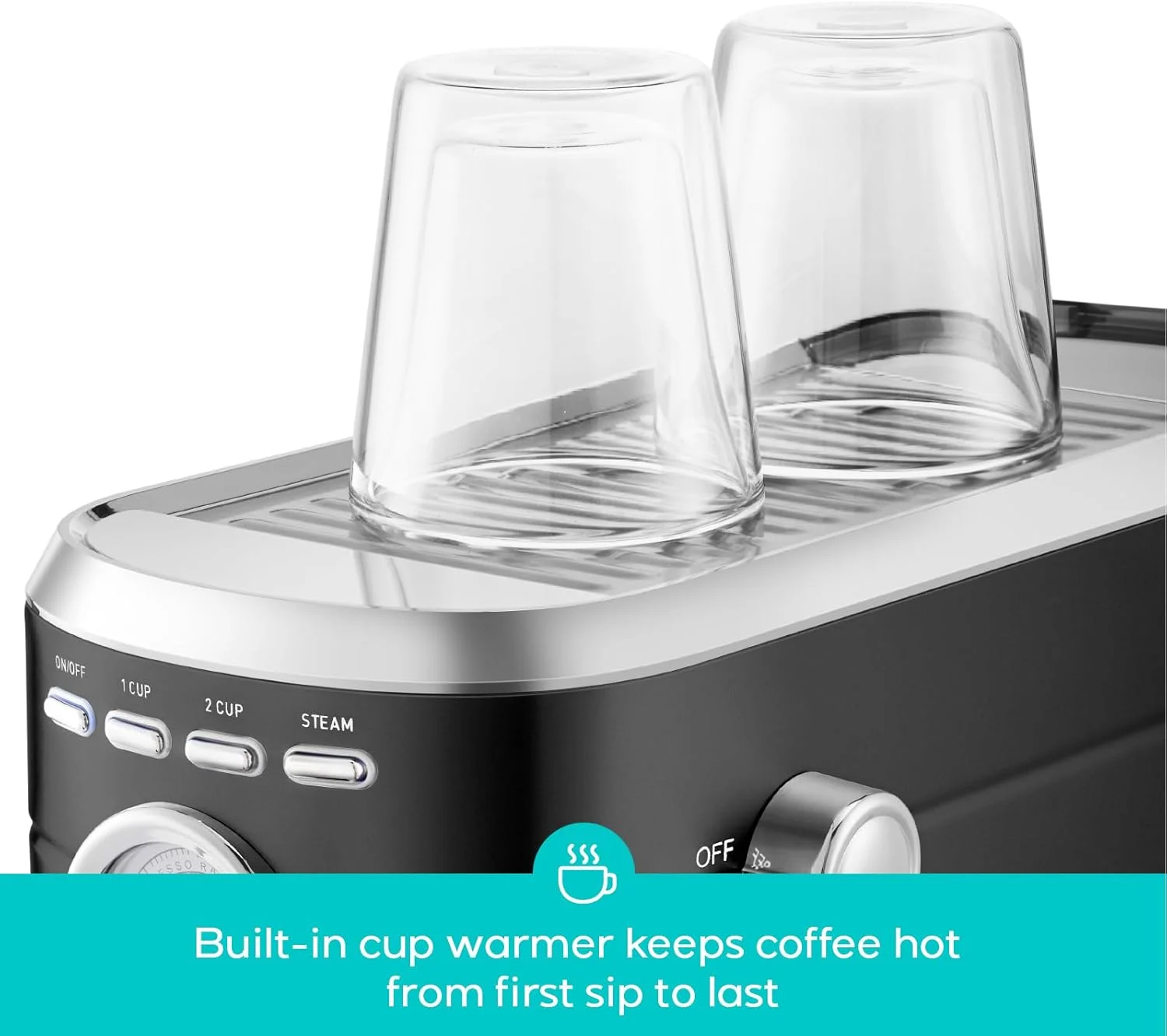 CASABREWS CM5418 20-Bar Espresso Machine and Coffee Maker, Silver - Image 33