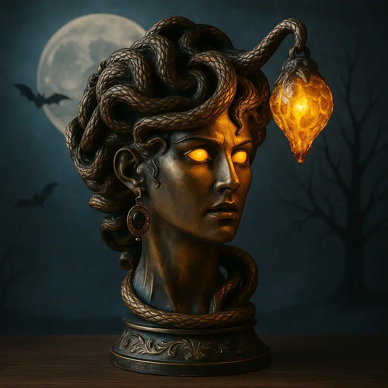 Oracle of Medusa™ – Enchanted Night Lamp - Image 2 Oracle of Medusa™ – Enchanted Night Lamp - Image 2