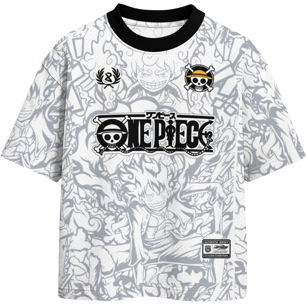 One Piece Crew Neck Football Jersey