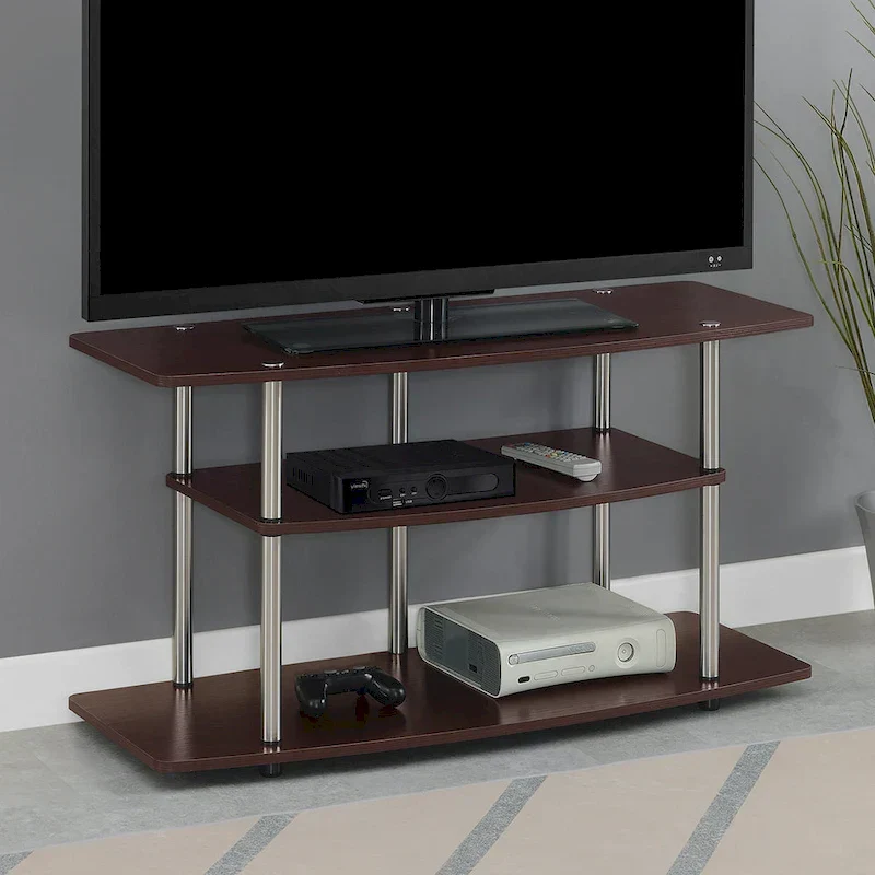 Convenience Concepts Designs2Go Tool-Free 3-Tier Wide TV Stand