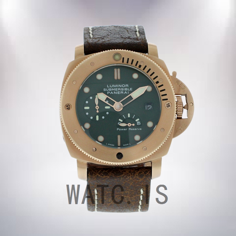 Panerai Luminor Submersible 47mm Men's PAM00507 Leather Strap
