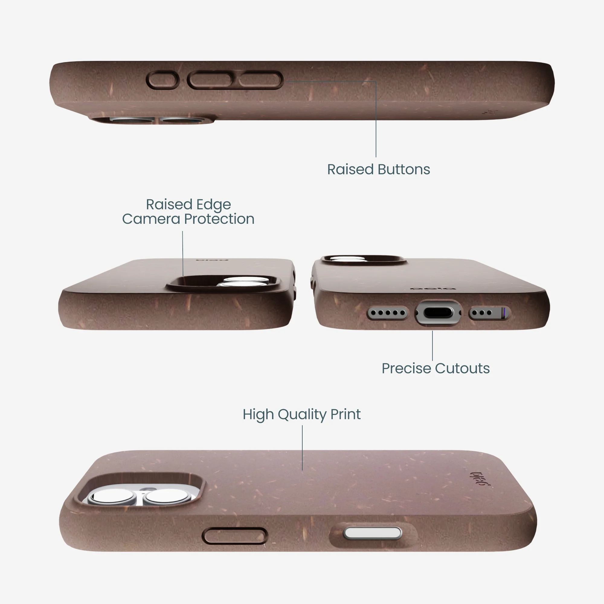 Chocolate Brown iPhone 17 Case