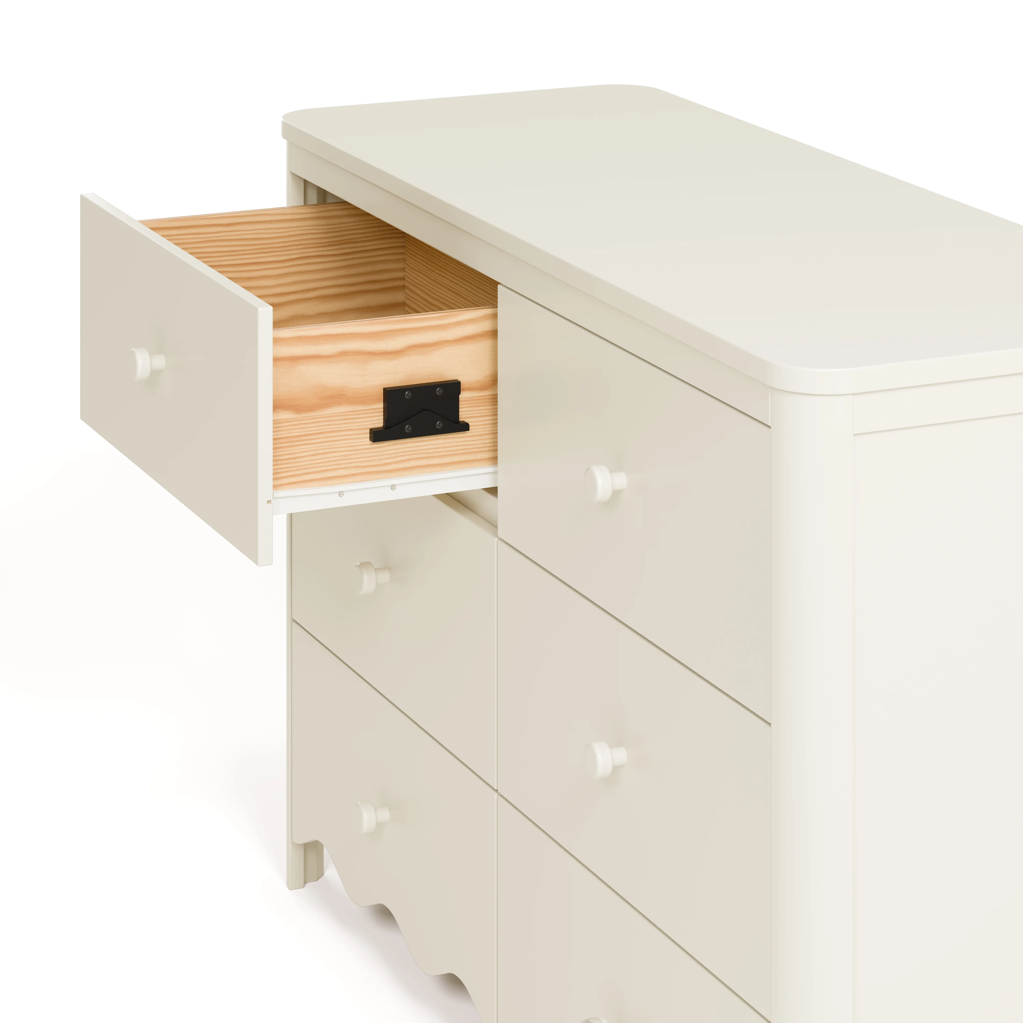 Storkcraft Casablanca 6 Drawer Nursery Dresser, Sage - Image 24