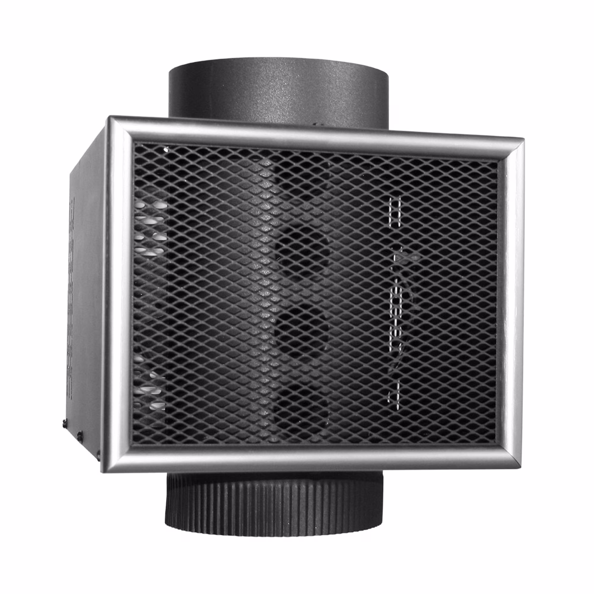US Stove Company 6 - Inch Miracle Heat Reclaimer Wood or Coal Stove Furnace, Black