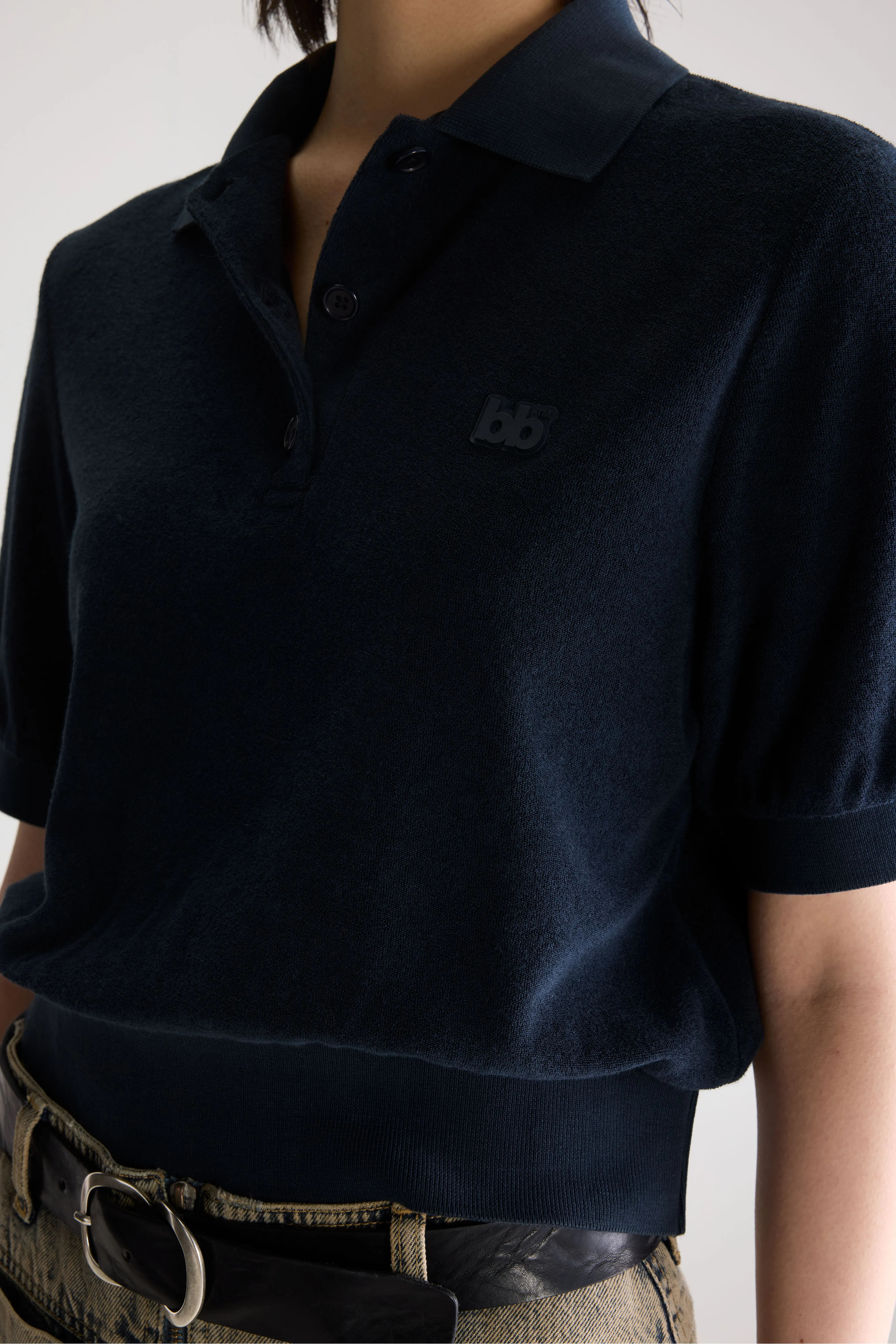 Bellerose Crixus terry polo (261 / W / NAVY)