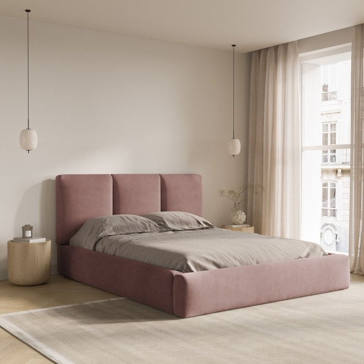 Windsor & Co Horizon Bedframe met Opbergvak - 180 x 200 cm - Chenille