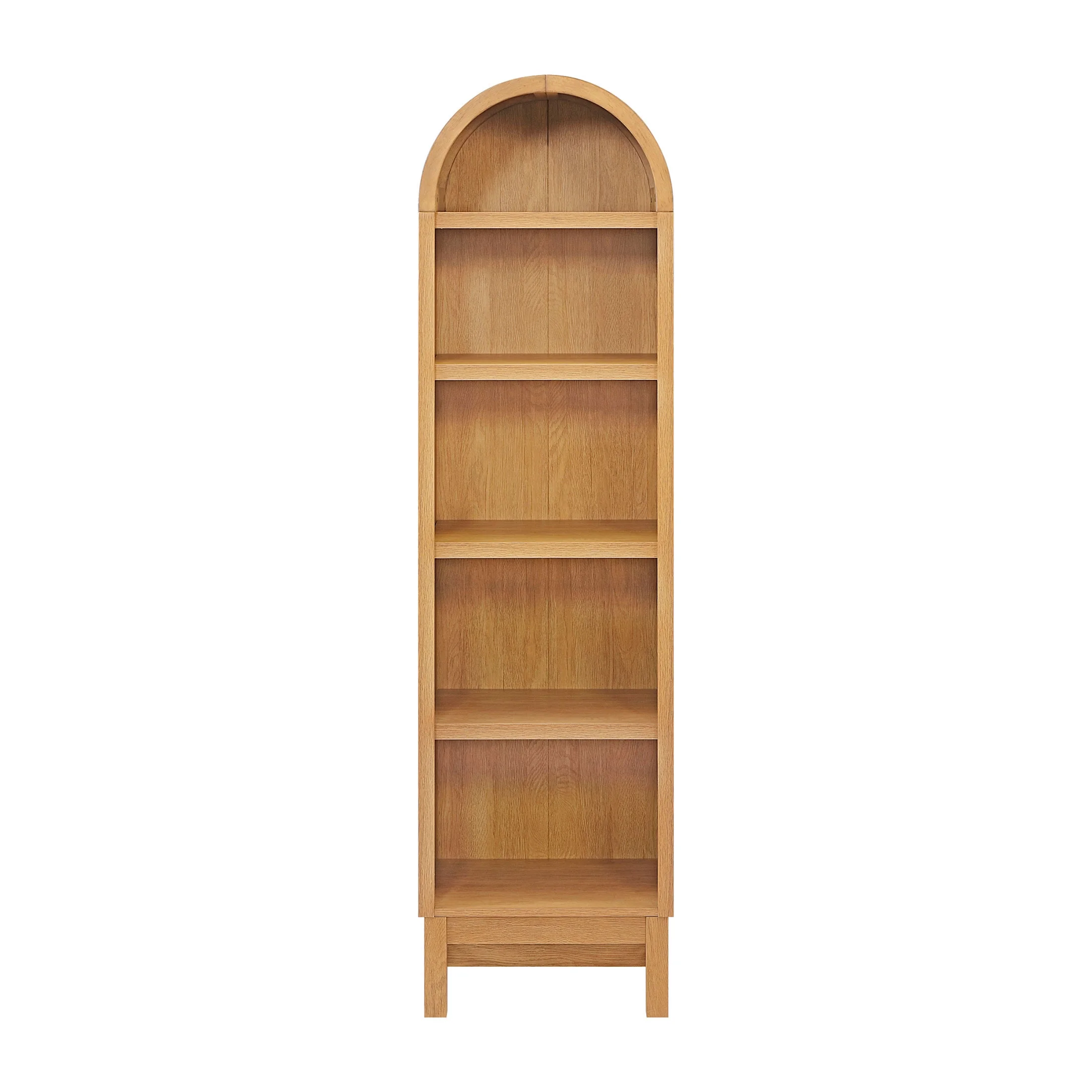 Better Homes & Gardens Juliet Narrow Arch Bookcase, Rich Black and Light Honey - Image 30