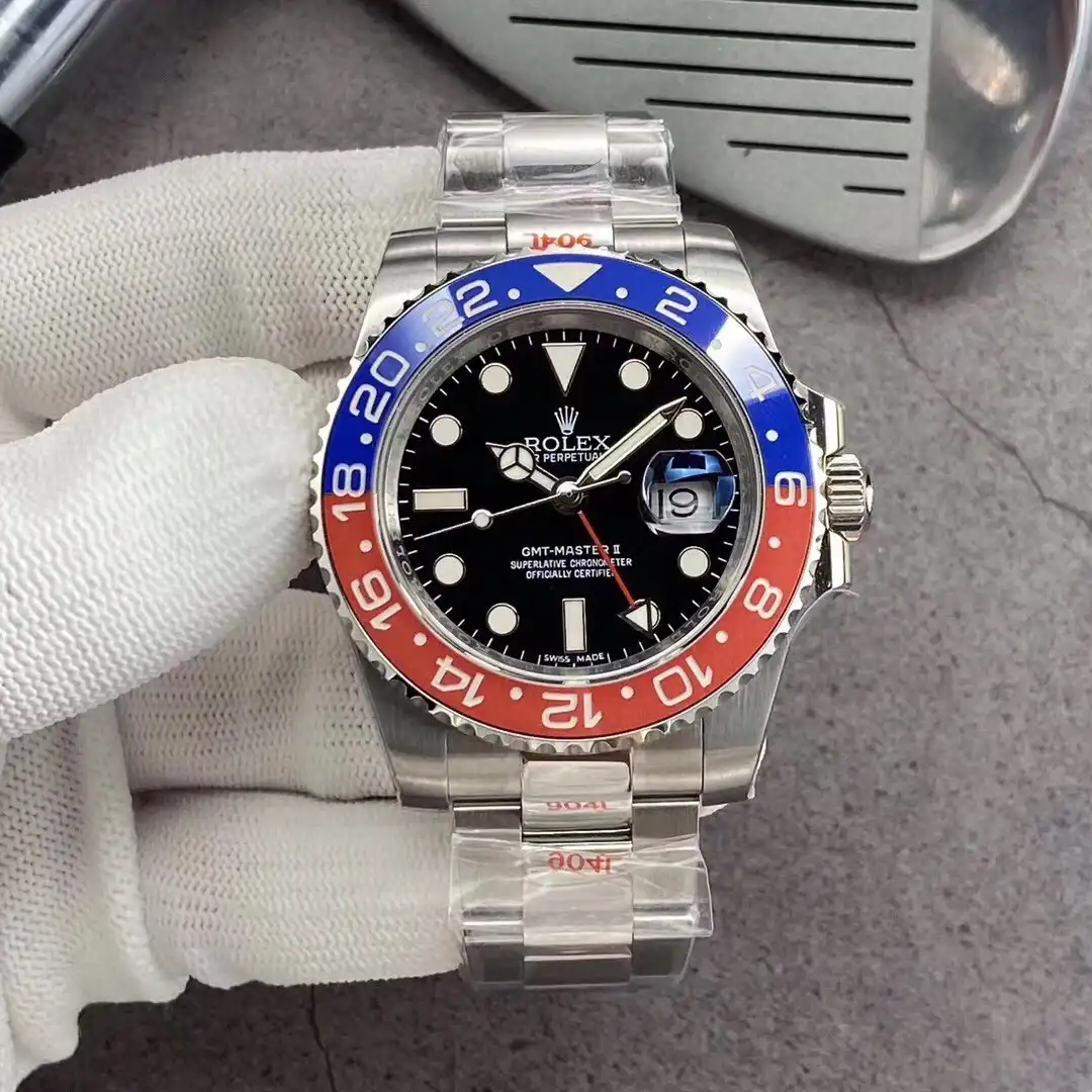 Superclone Rolex GMT-Master II 40mm 126710BLRO  Pepsi  Oyster