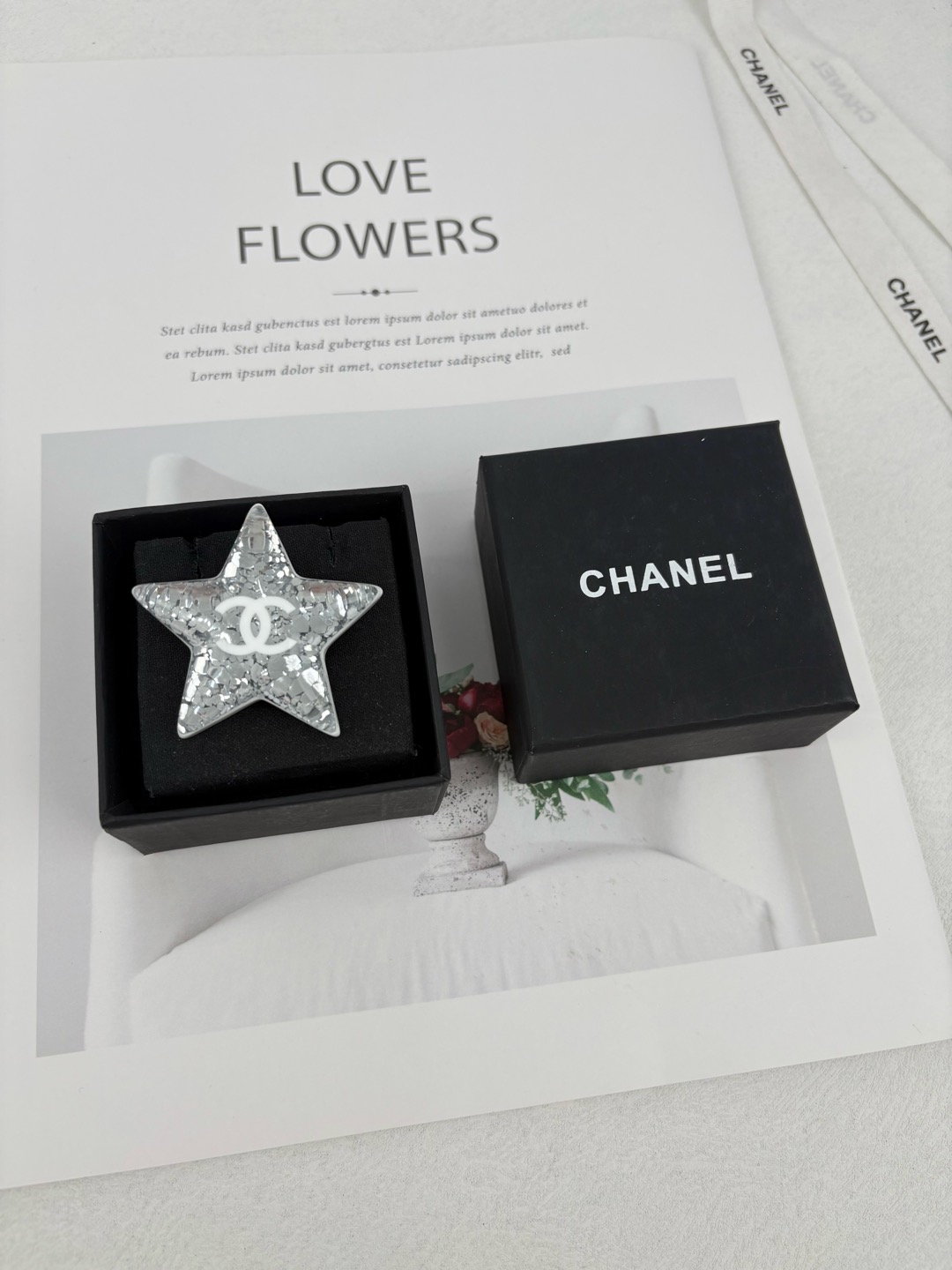 Chanel Silver Star Brooch - Original Replica Club