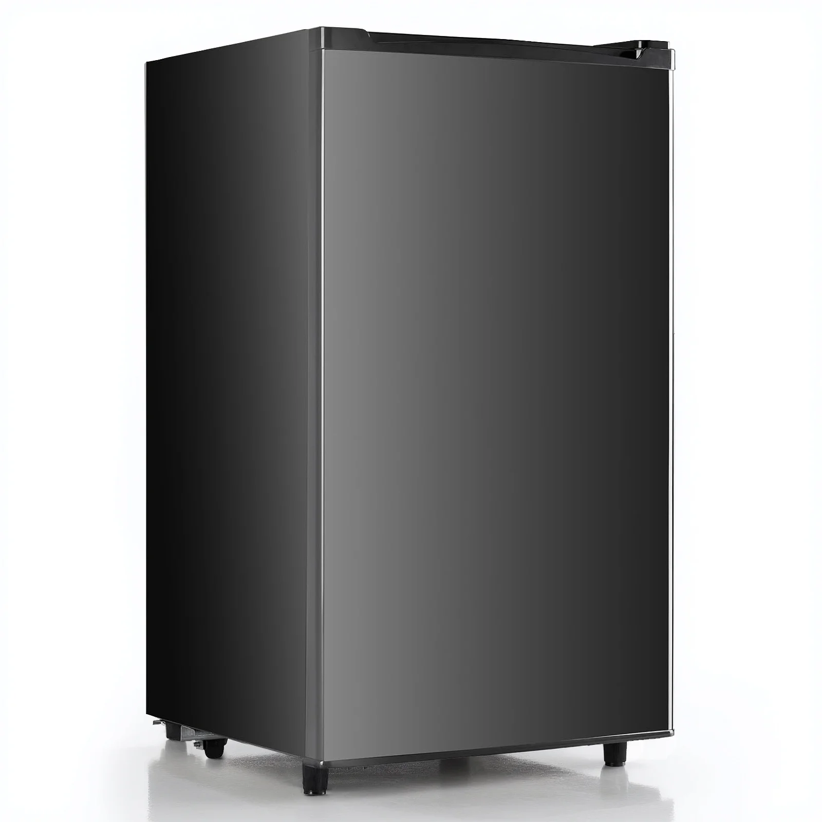 Upgraded Mini Fridge with Freezer, Compact Single Door, 3.2 Cu.Ft , Adjustable Thermostat, Low Noise, Perfect for Bedroom, Dorm, Office, 17.5" D x 17.7" W x 31.5" H, Black - Image 2