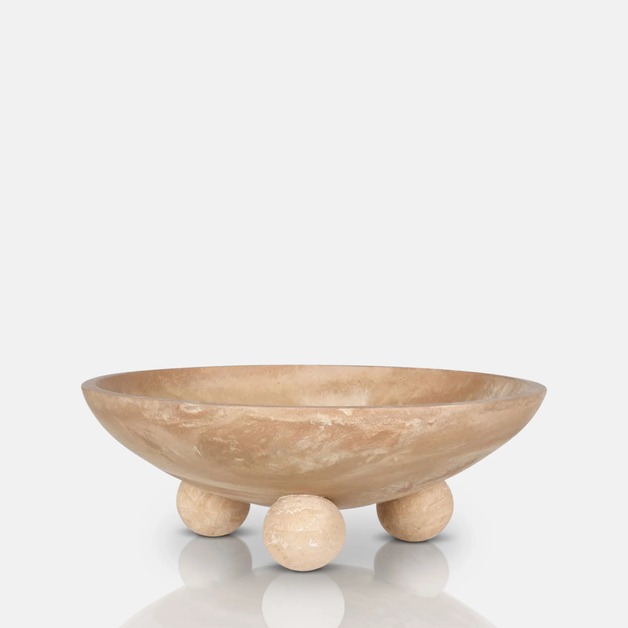 Theo Travertine Bowl