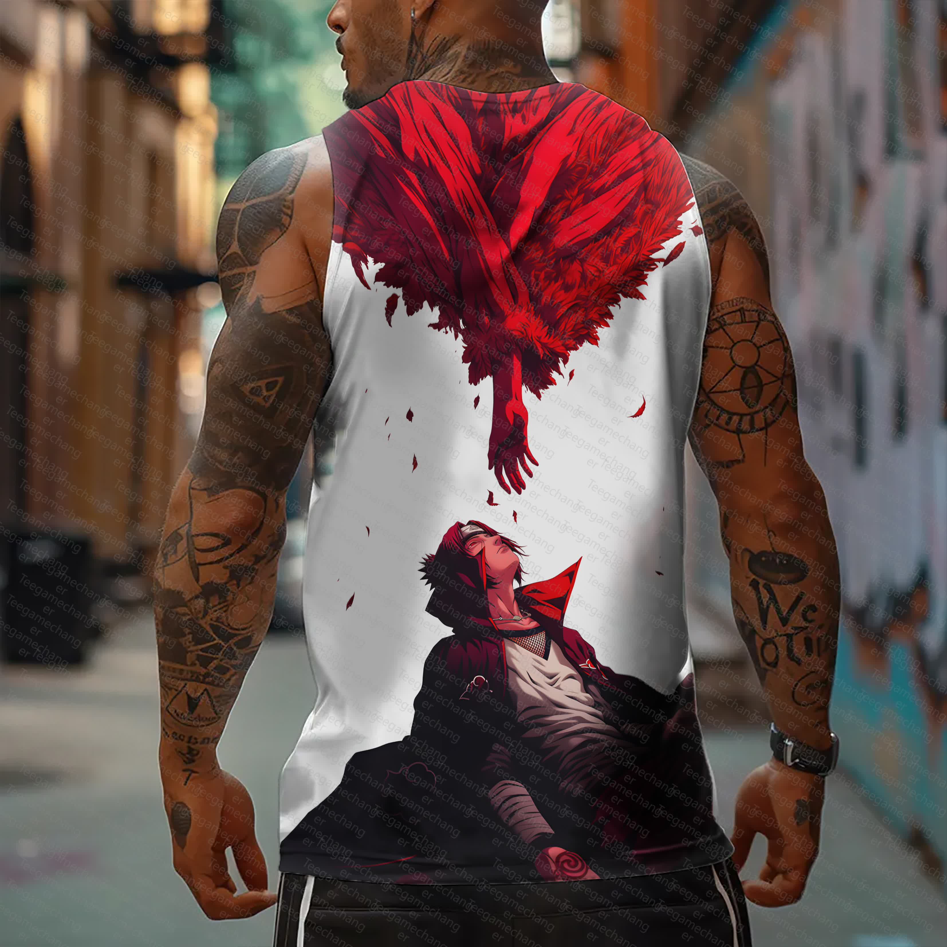 Unisex   Casual Anime  Tank Top