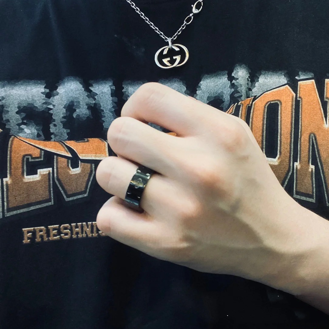 Louis Vuitton Debossed Monogram Men's Ring - Original Replica Club