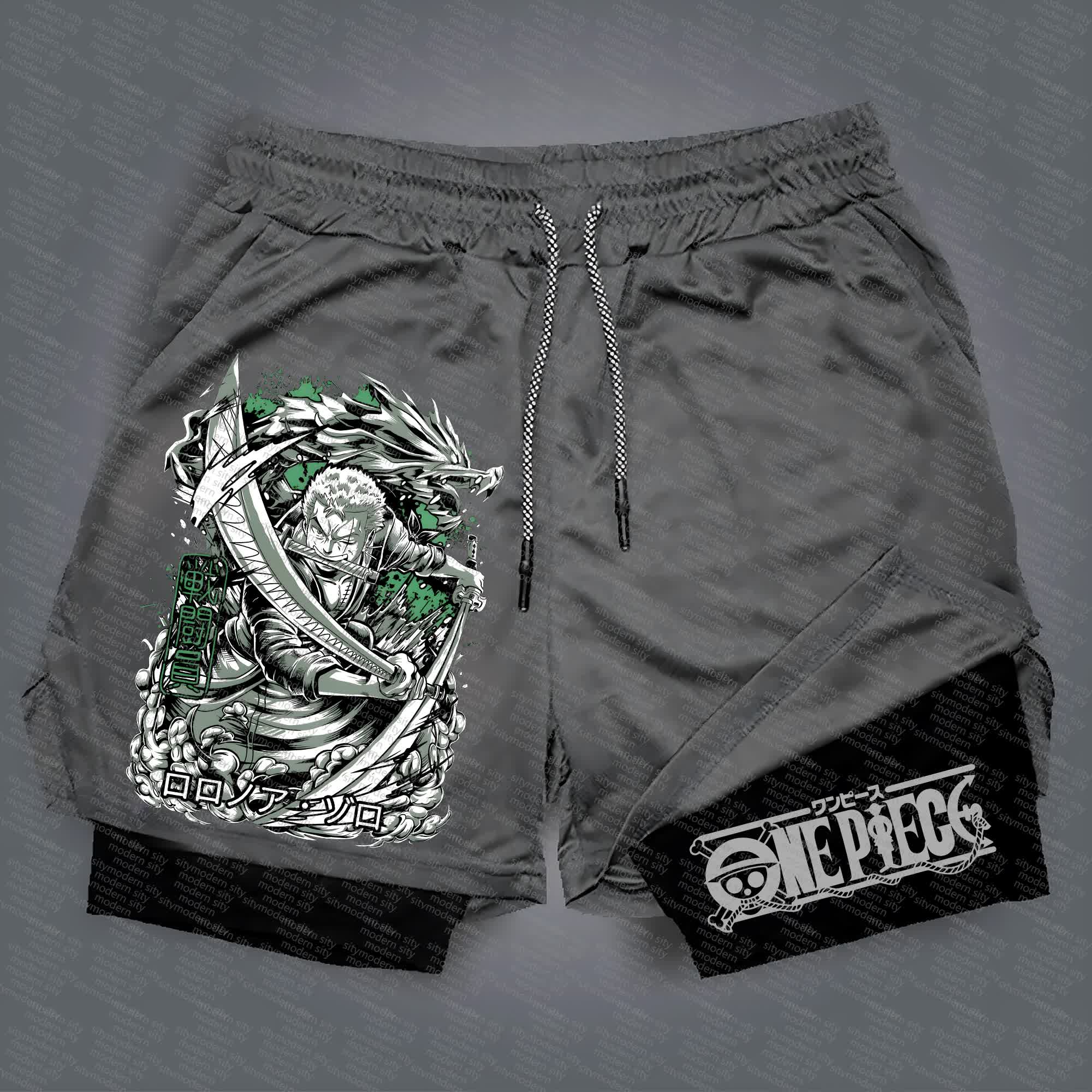 Unisex Casual Anime Streetwear Shorts | Comicssoul