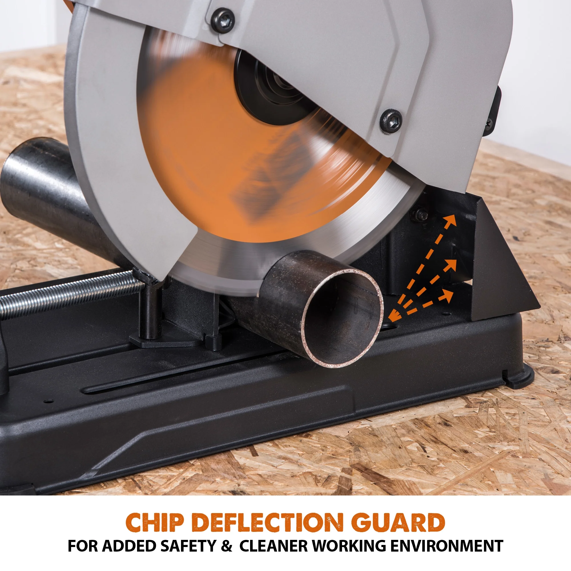 Evolution Power Tools 14 inch, 15 Amp, Multi-Material Chop Saw, R355CPS - Image 7