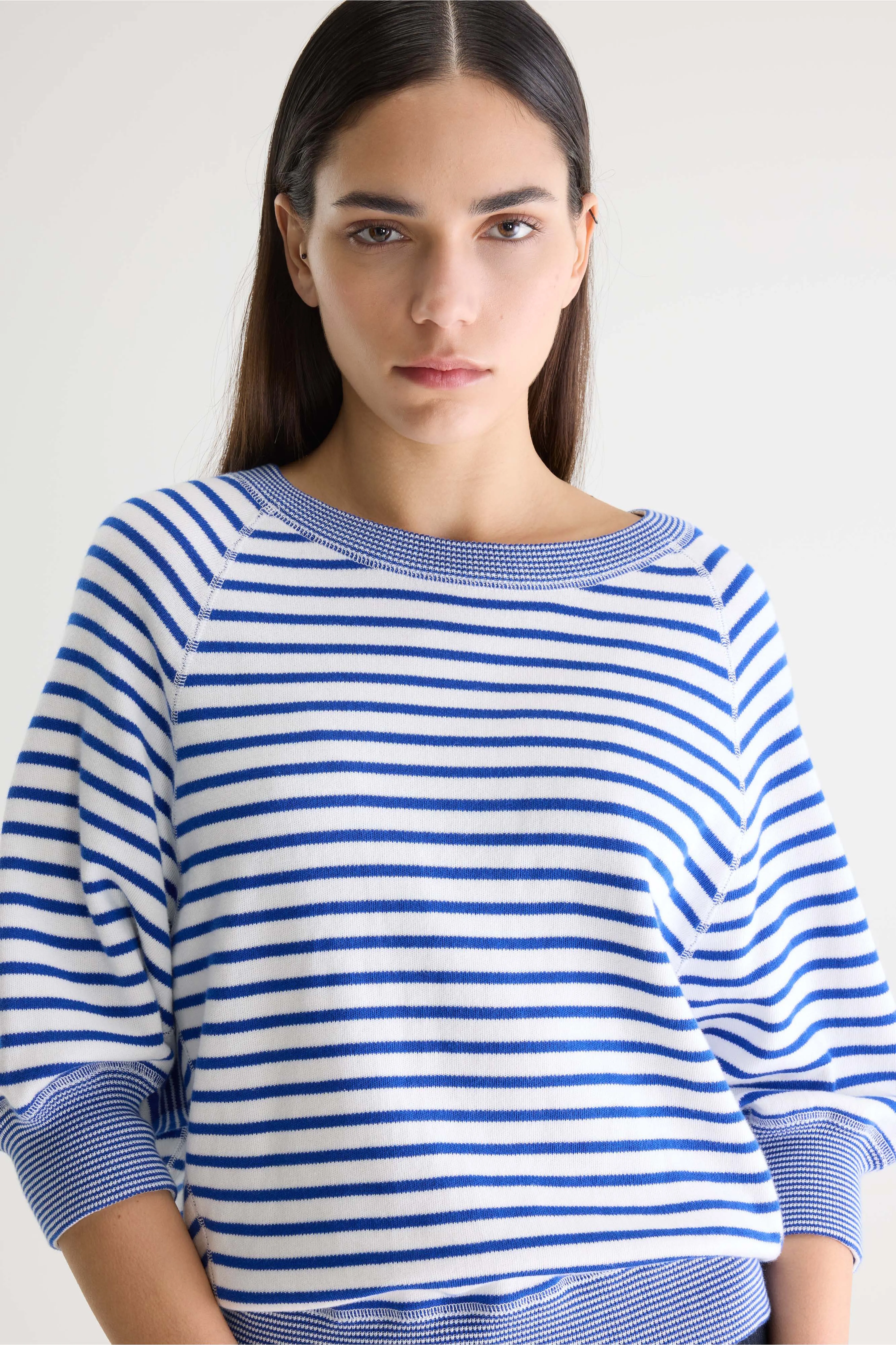 Bellerose Anglet striped crewneck sweater (252 / W / STRIPE A)