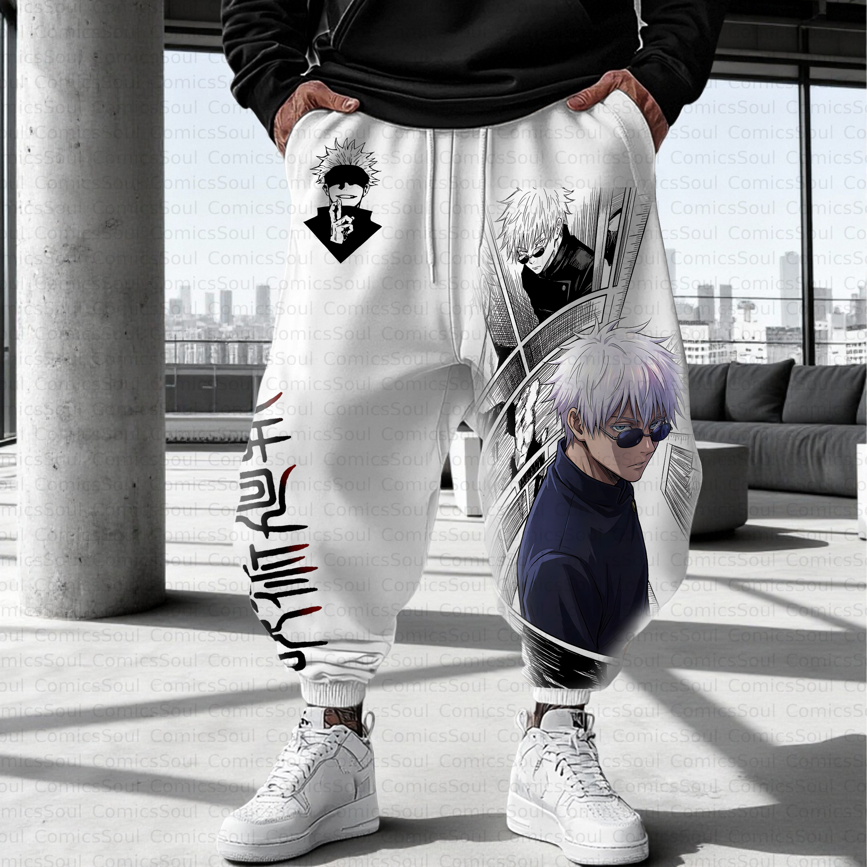 Unisex Casual Anime Streetwear Pant