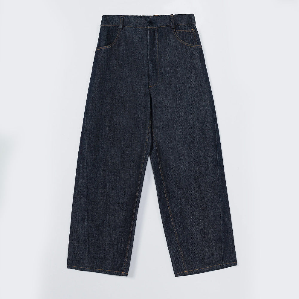 Cordera - Pantalon Droit - Indigo