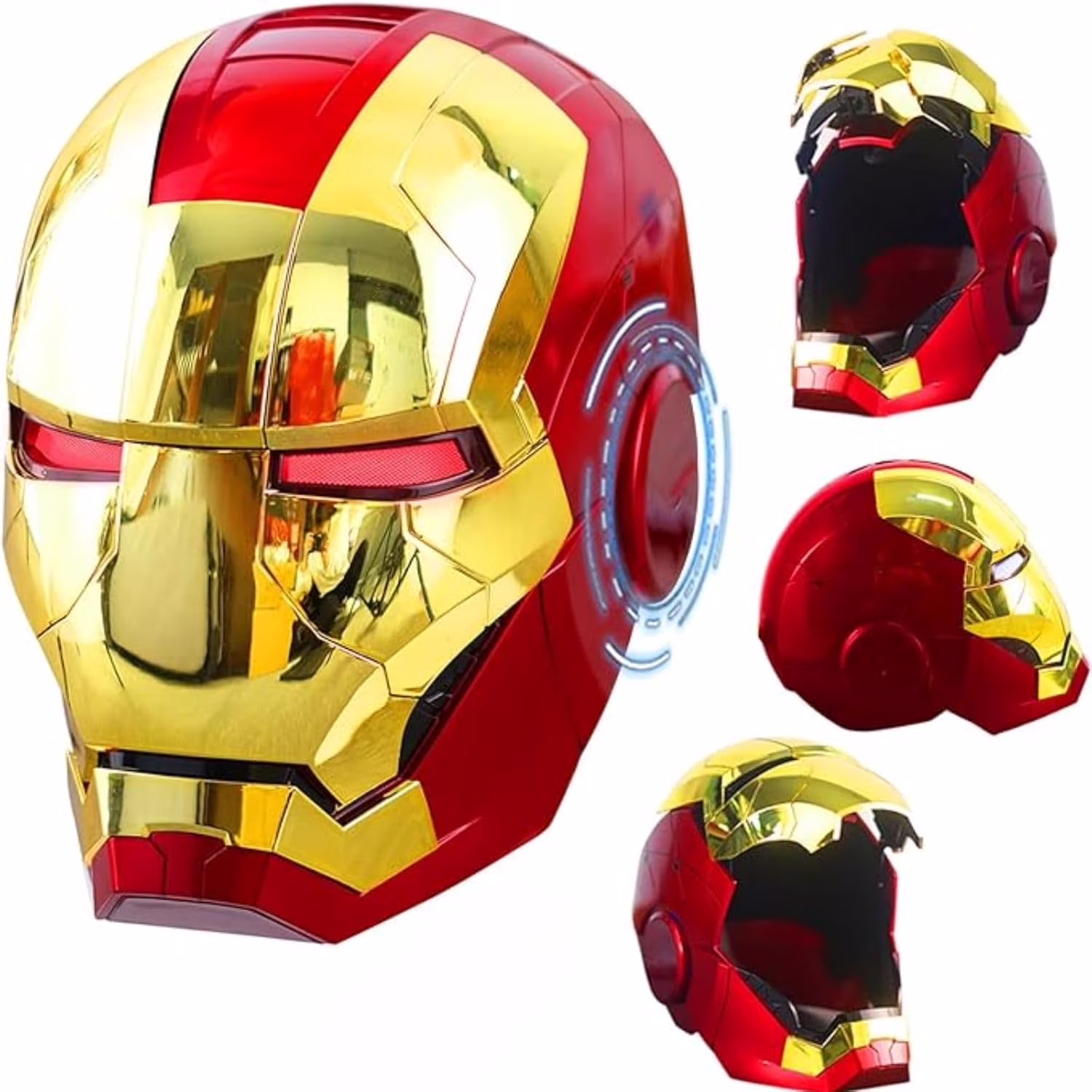 ZUITEH Iron - Heroman Helmet, New Iron - Superhero Mask with Jarvis Voice RemoteTouch Controlled Open/Close, Collectible Real - Life, Superhero Mask for Halloween Costume Christmas Birthday Cosplay Party