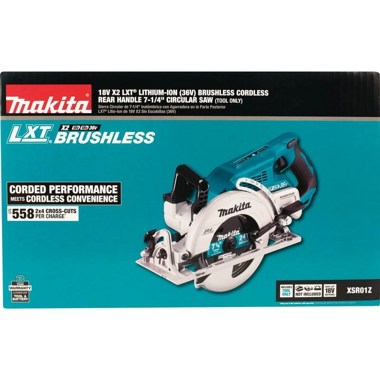 Open Box Makita 18V 7-1/4 in. Cordless Brushless Circular Saw Tool Only - Image 15