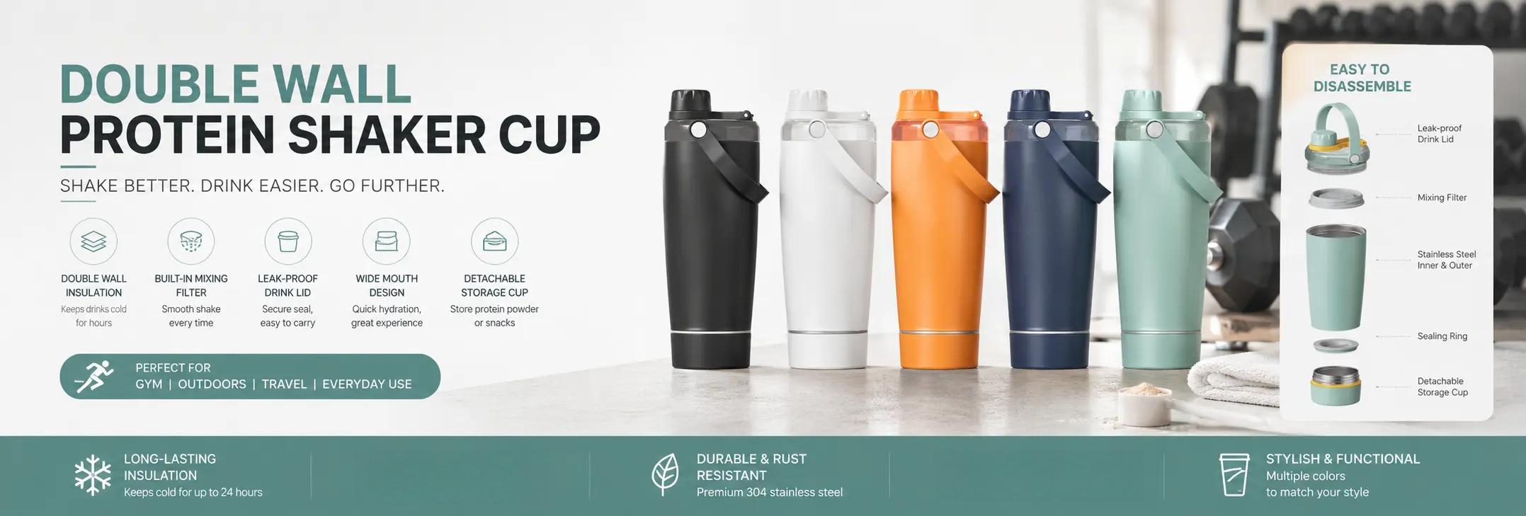 Double Wall Vacuum Insulated Stainless Steel Mug 
