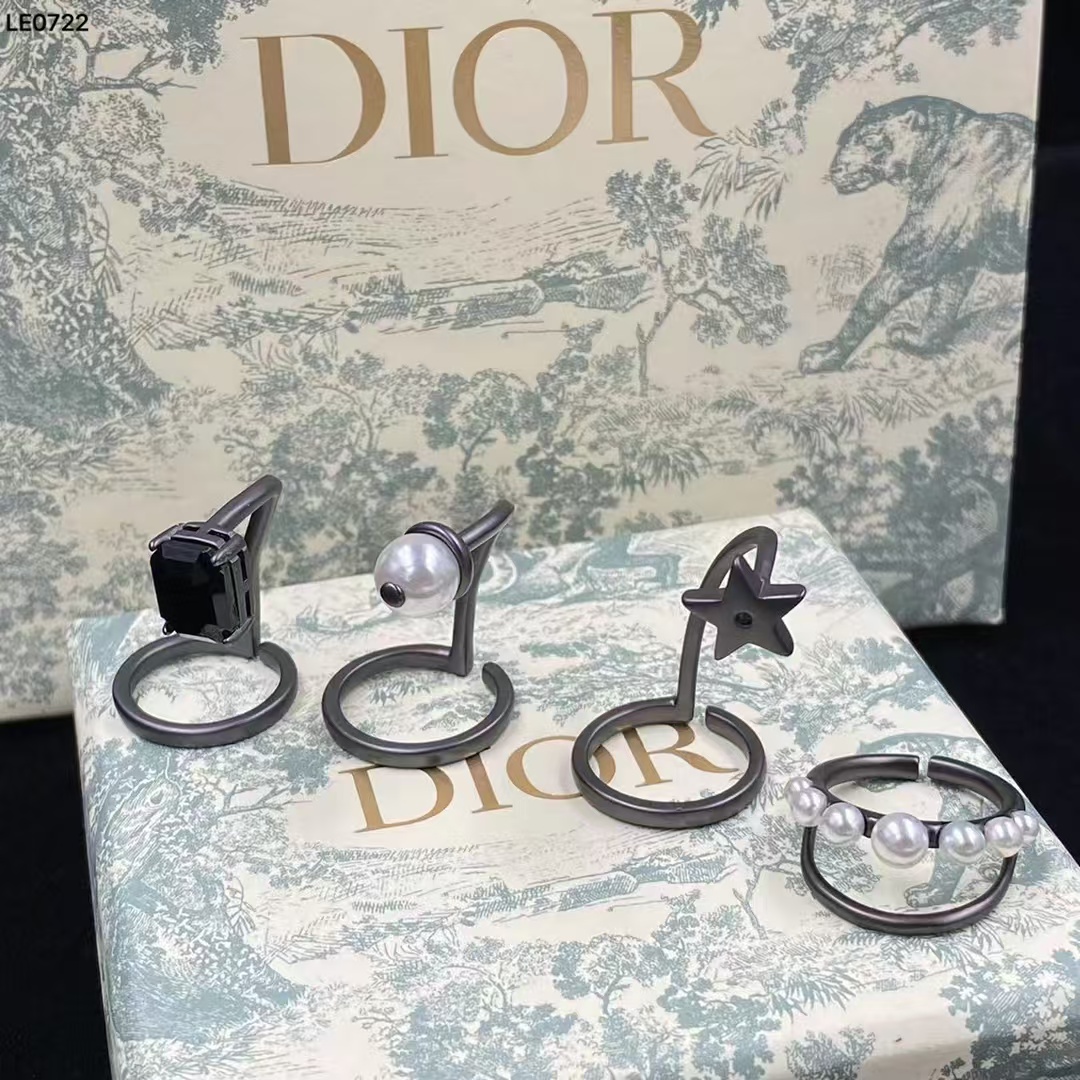 Dior Funny Knuckle Rings - 4 Pieces - Original Replica Club