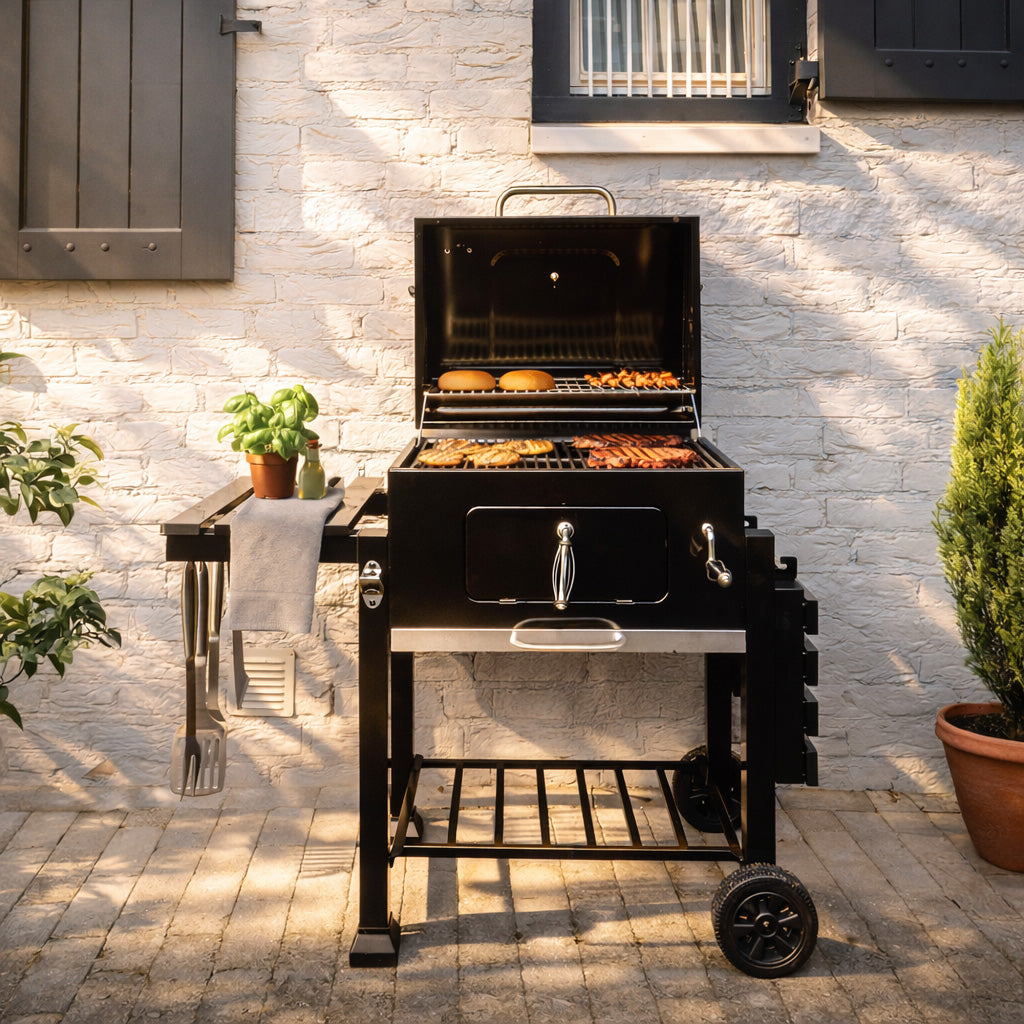 Patton Houtskoolbarbecue C2 - Charcoal Chef (24) - Zwart