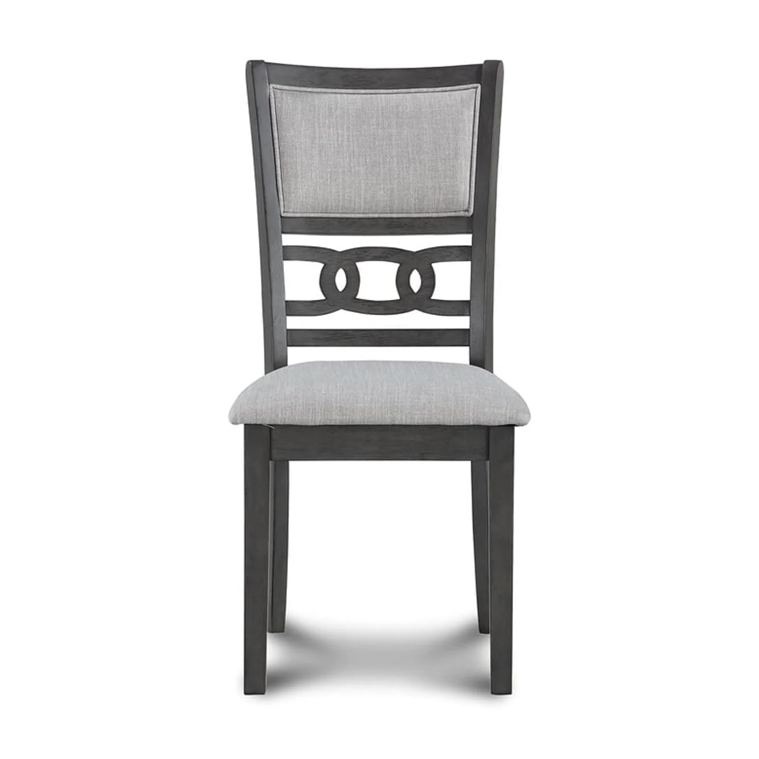 New Classic Gia 3 Piece Contemporary Rubberwood Dining Table Set, Gray - Image 8