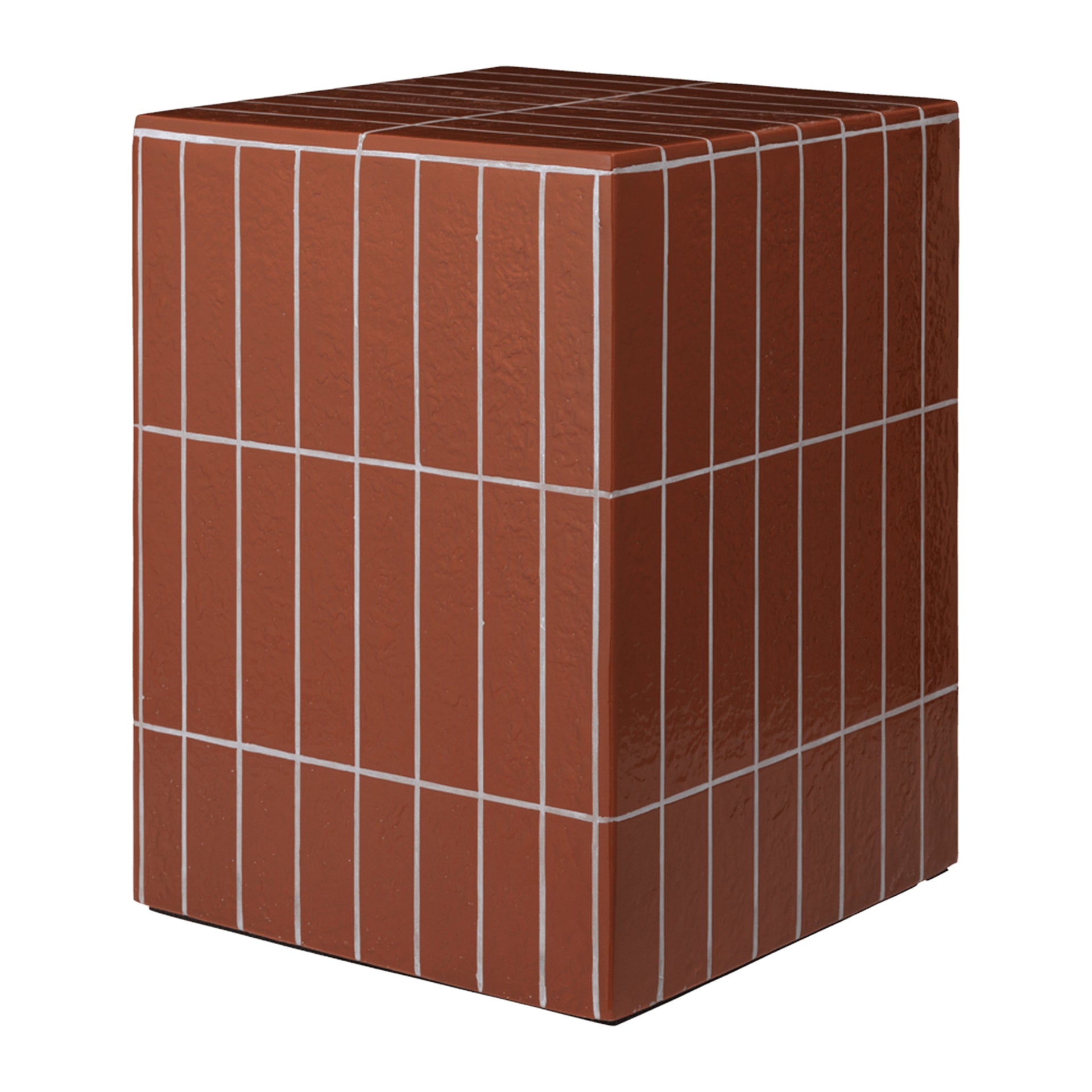 Ferm Living Pillar Bijzettafel H 42 cm - Bruin