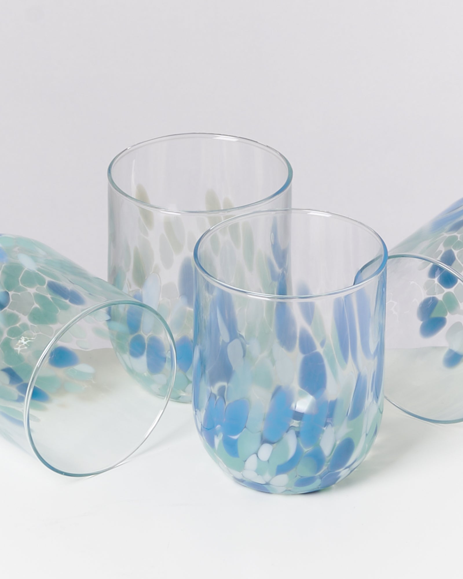 Alegria Glas groß blau 4er-Set