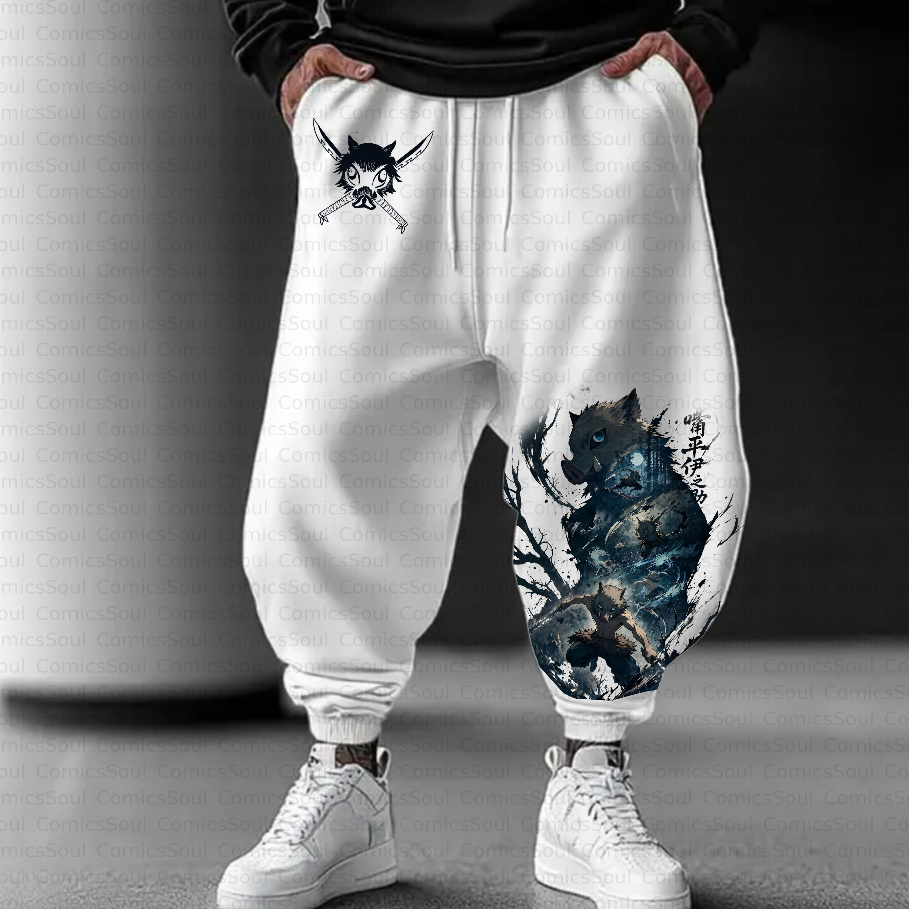 Unisex Casual Anime Streetwear Pant