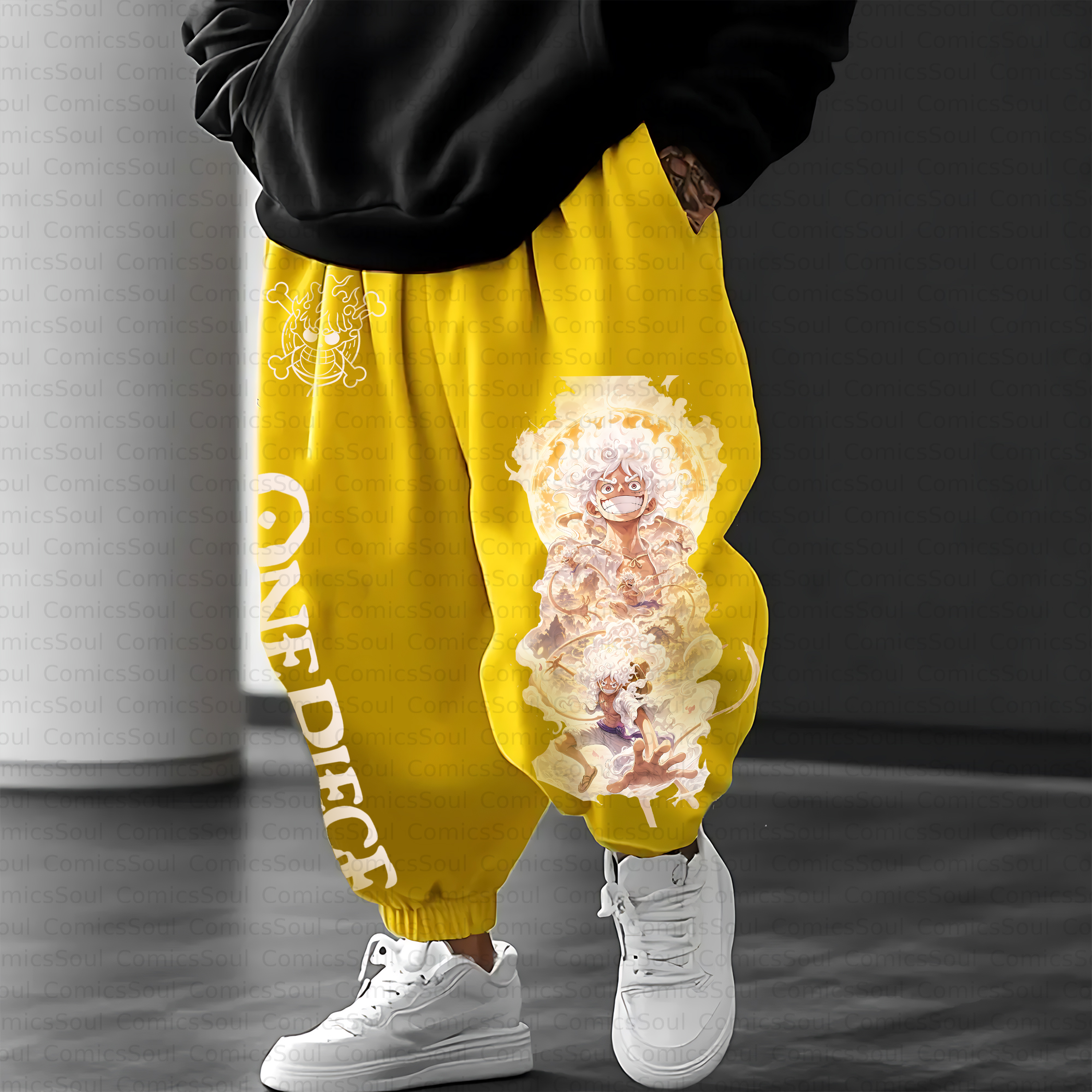 Unisex Casual Anime Streetwear Pant