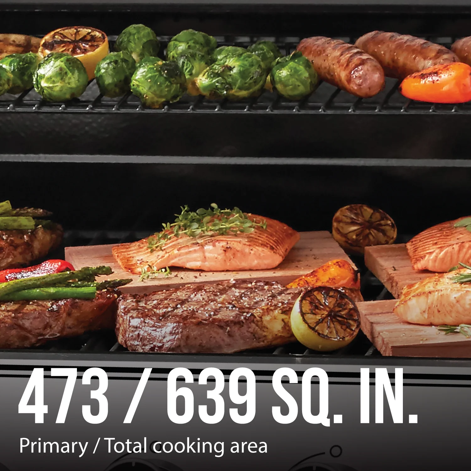 Expert Grill 5 Burner Propane Gas Grill with Side Burner - Image 8
