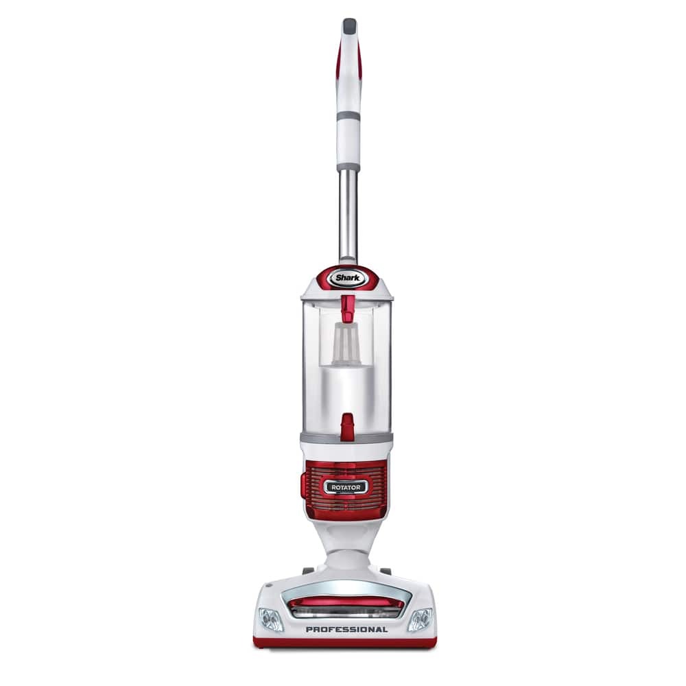 WAYFAIR Shark NV501 Rotator Professional Lift-Away Upright Vacuum With HEPA Filter, Swivel Steering, LED Headlights, Wide Upholstery Tool, Dusting Brush & Crevice Tool, White/Red