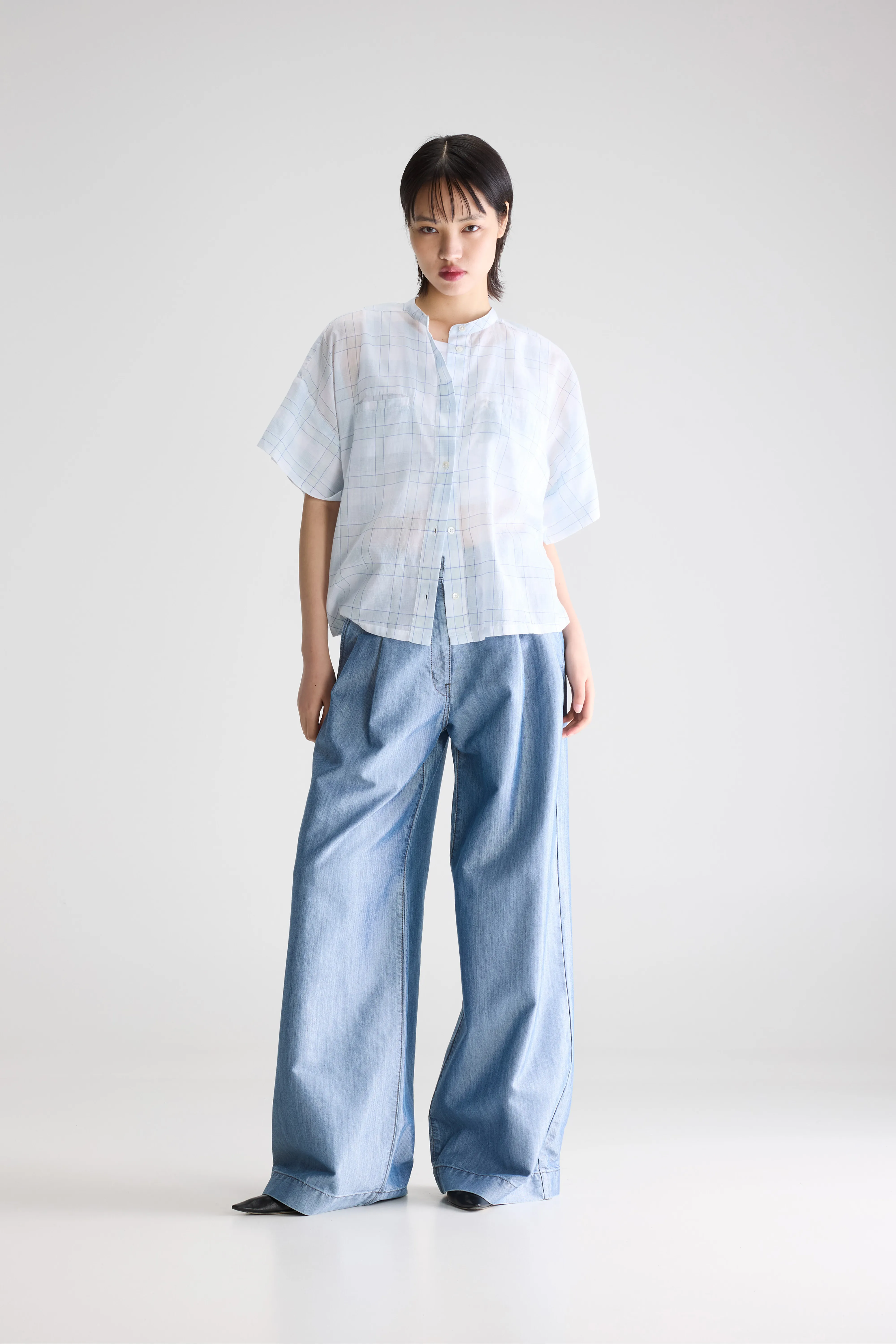 Bellerose Cloe sleeveless shirt (261 / W / CHECK A)
