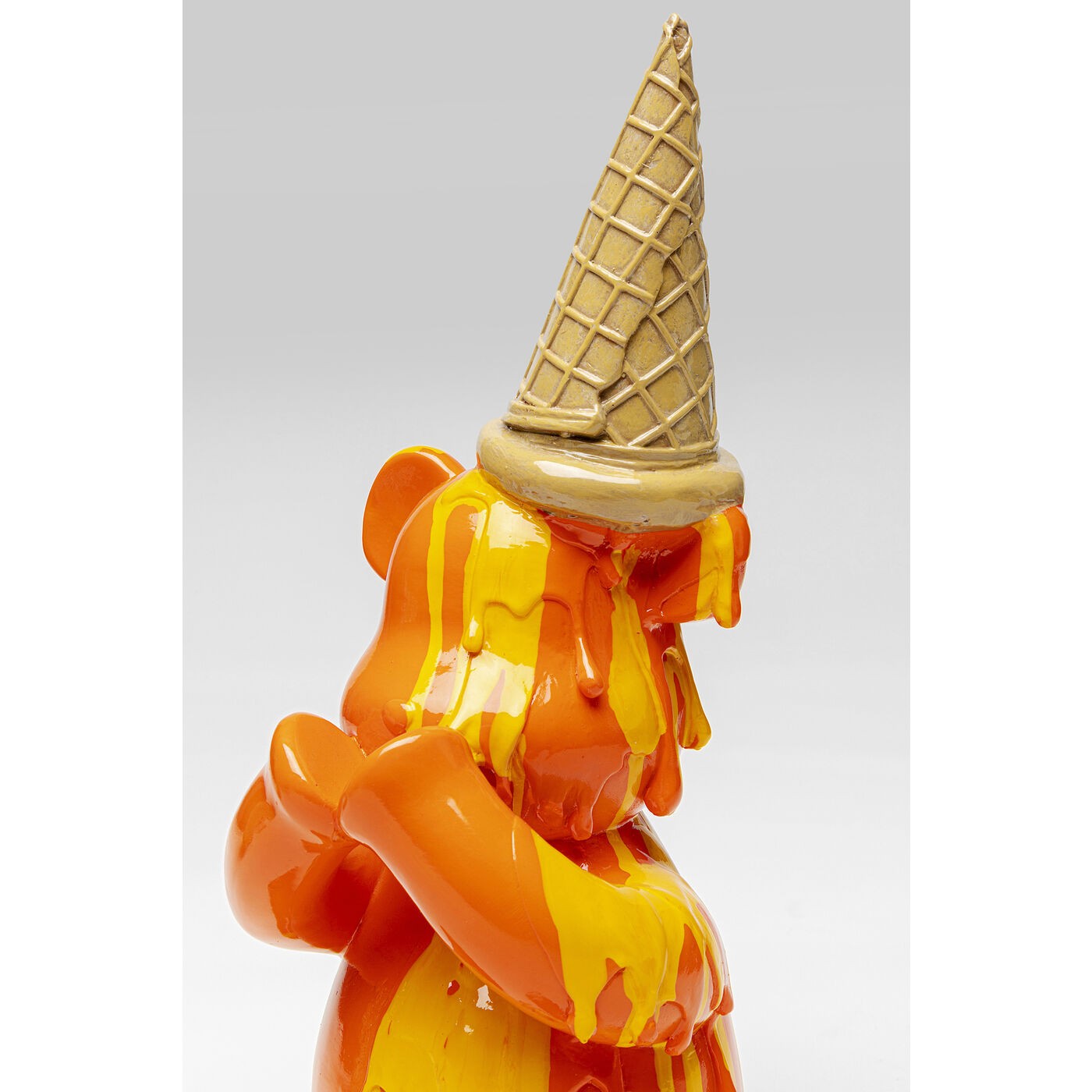 Woonaccessoires beer zittend ijs oranje Kare Design
