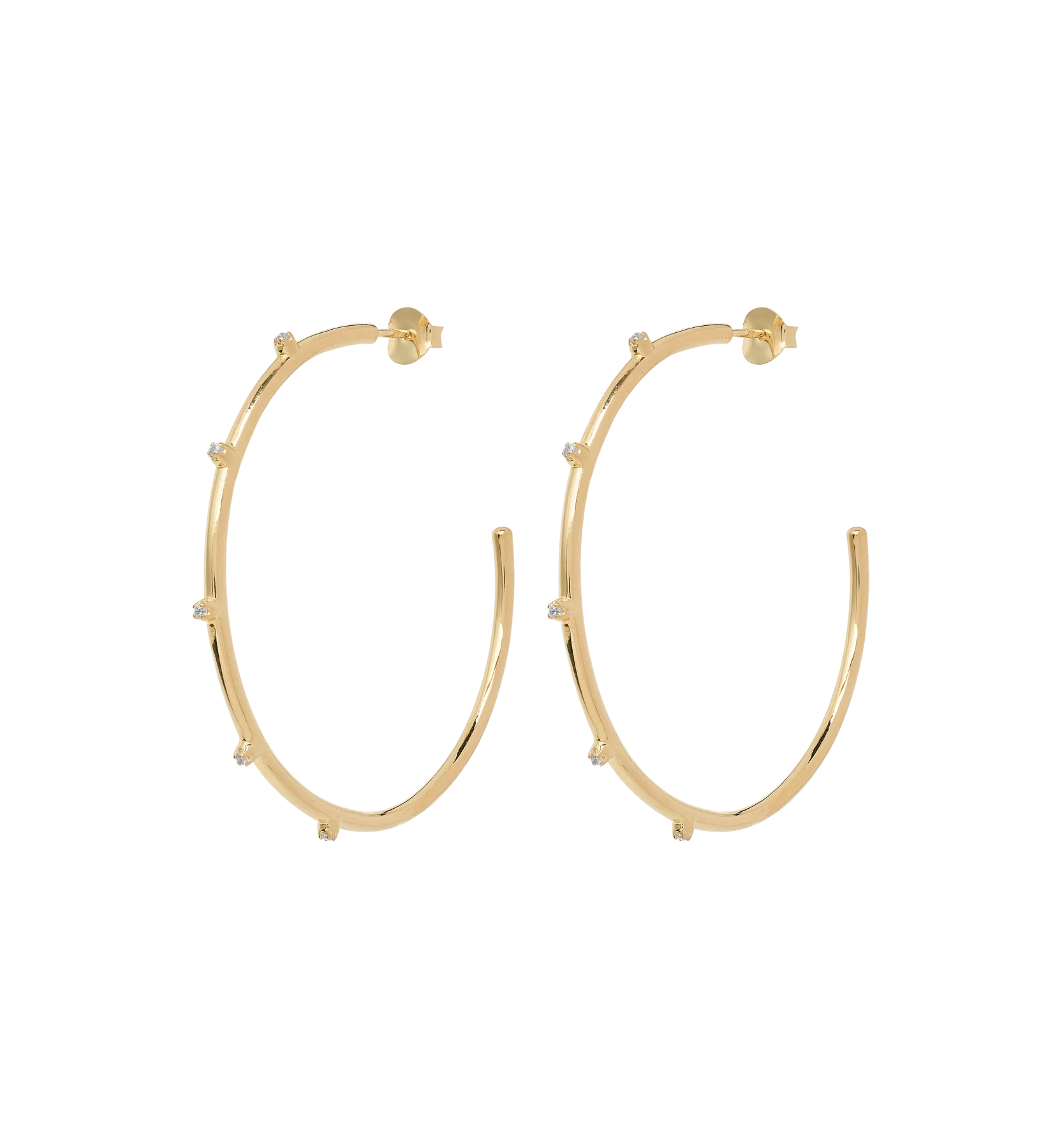 Large Lumière Hoop Earrings