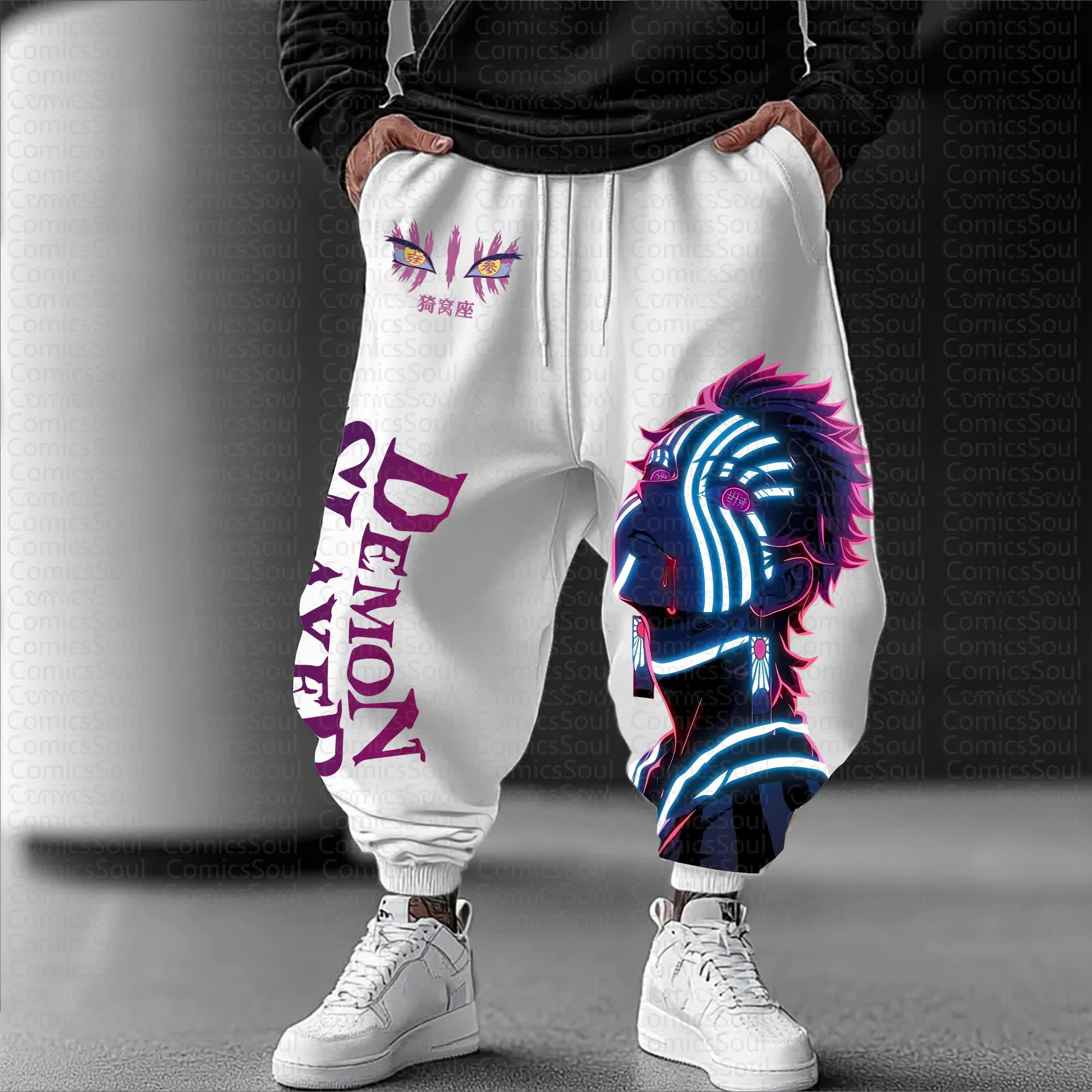Unisex Anime Inspired Vintage Pants丨Comicssoul