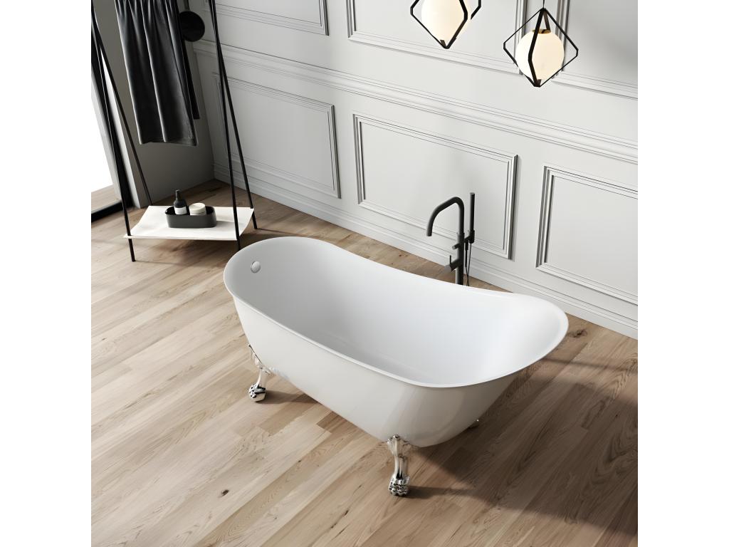 Bañera con patas BALMAIN 161 cm patas ÁGUILA COBRE ENVEJECIDO