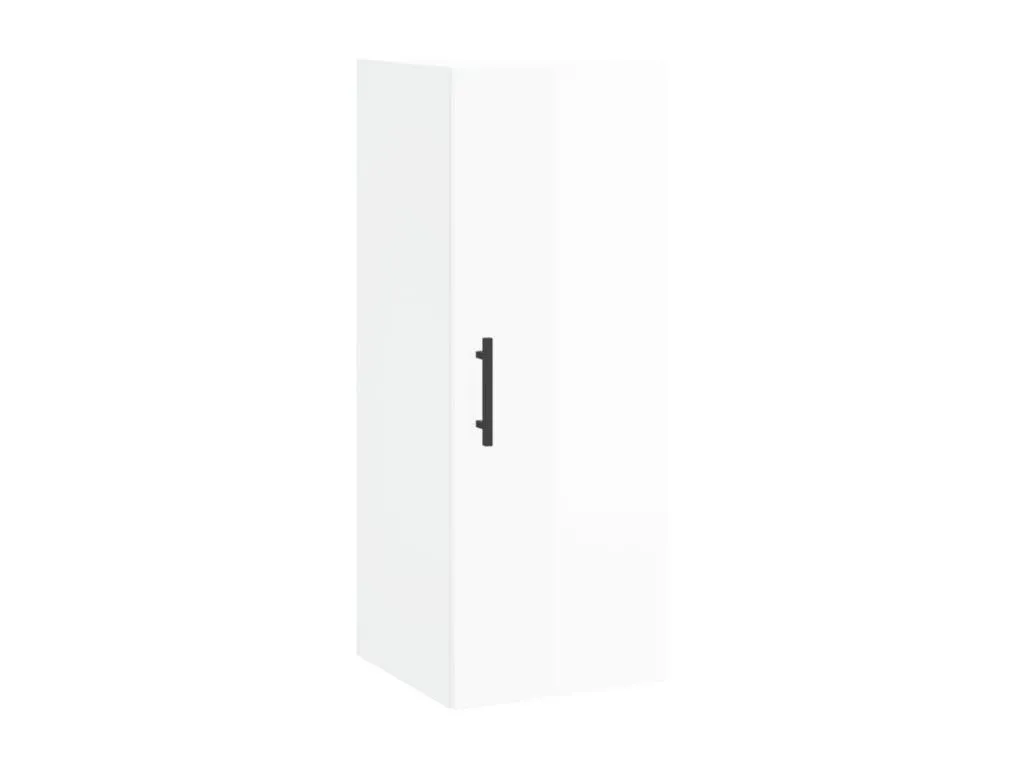 Armario de pared blanco brillante 34.5x34x90 cm 72551ISJR