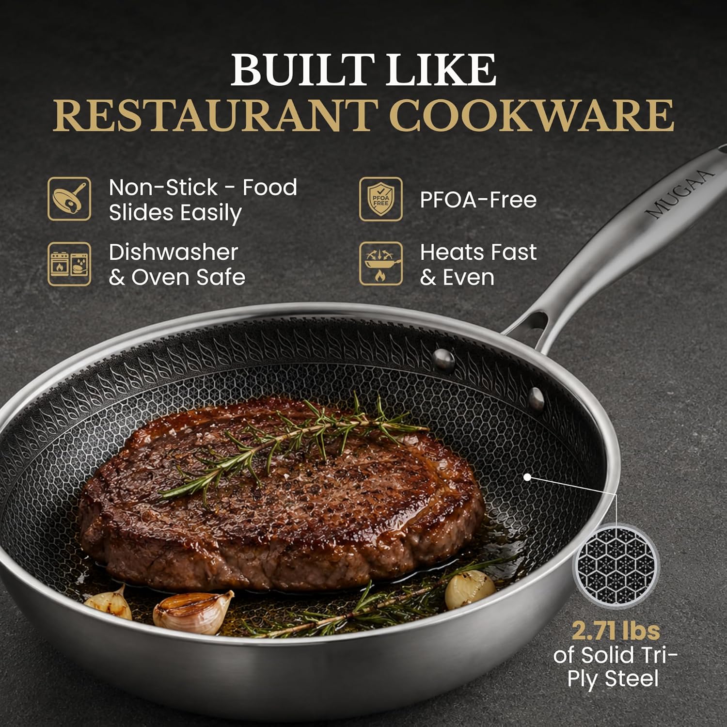 Woks & Stir-Fry Pans Nonstick 11