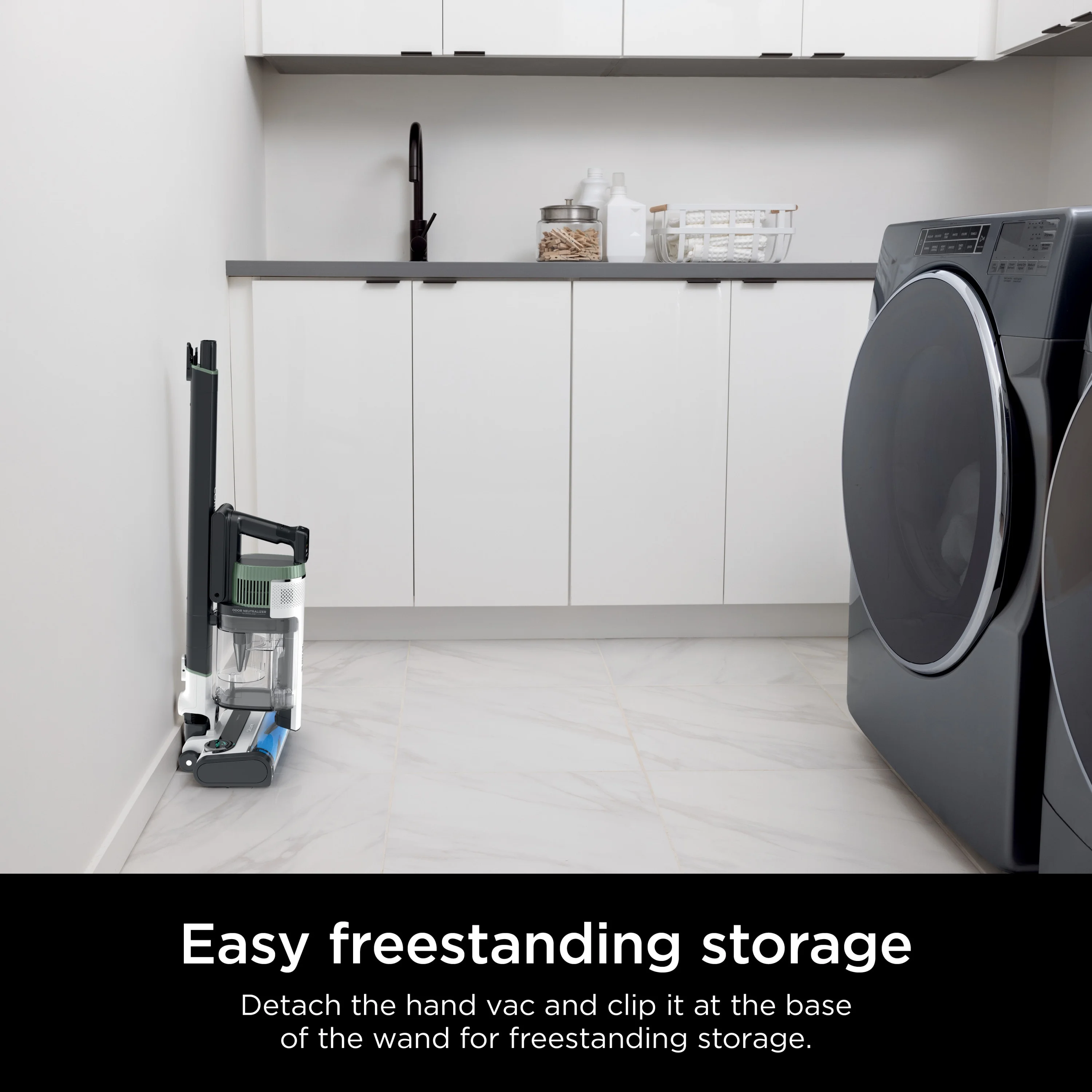 Shark Cordless Pro Stick Vacuum Cleaner, Clean Sense IQ Technology, Odor Neutralizer, PowerFins+ Brushroll - Image 7