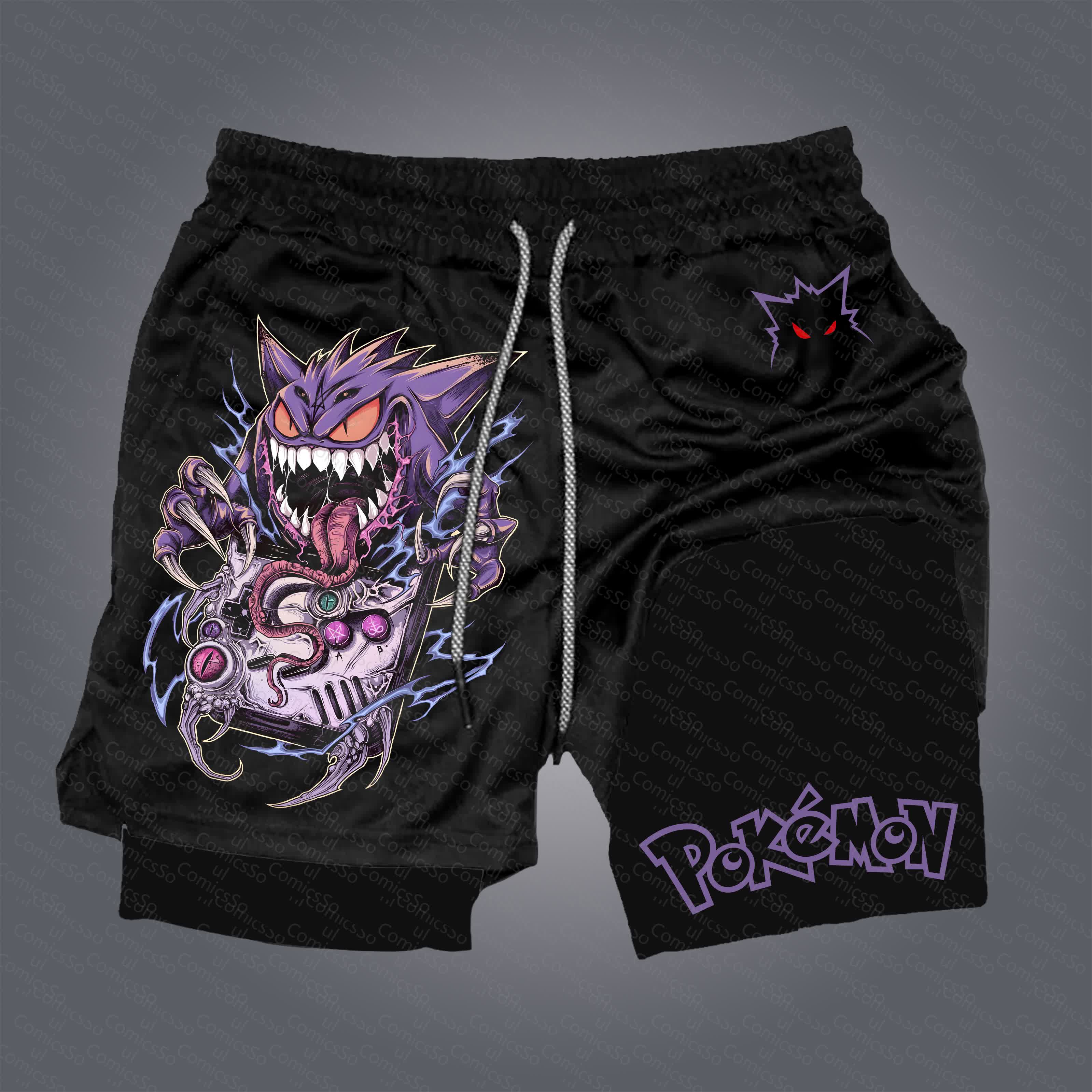 Unisex  “Comicssoul” Casual Anime Streetwear Shorts