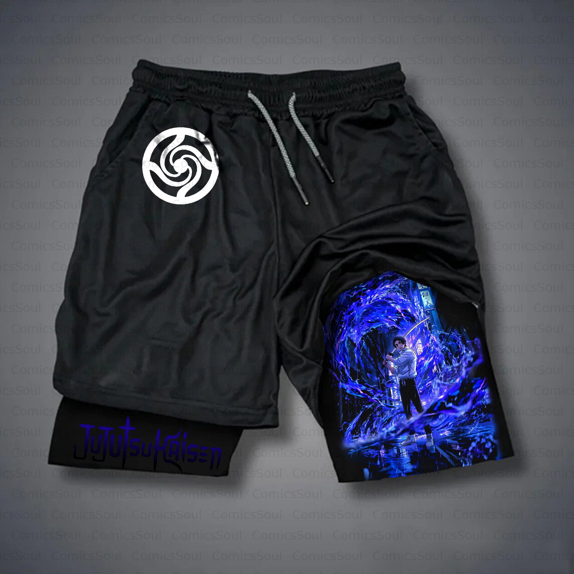 Unisex Casual Anime Style Shorts