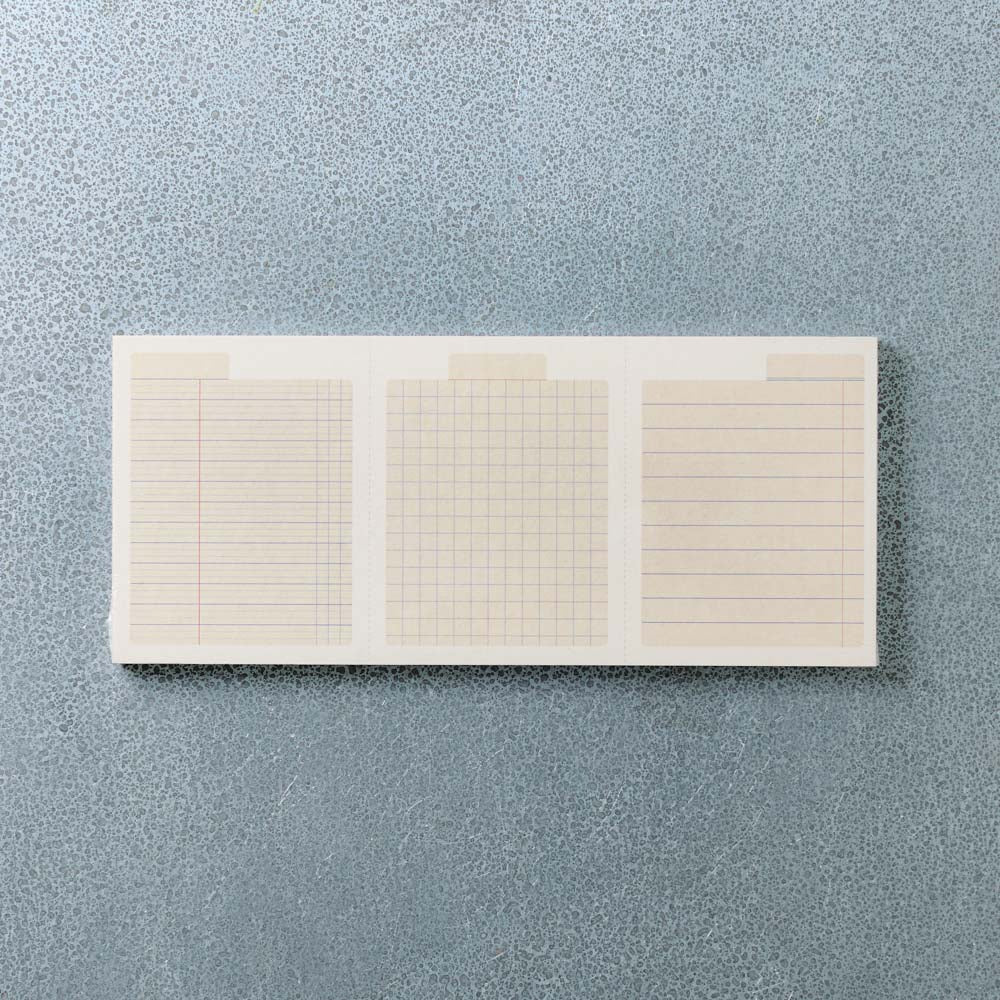 Bloc-note à carreaux