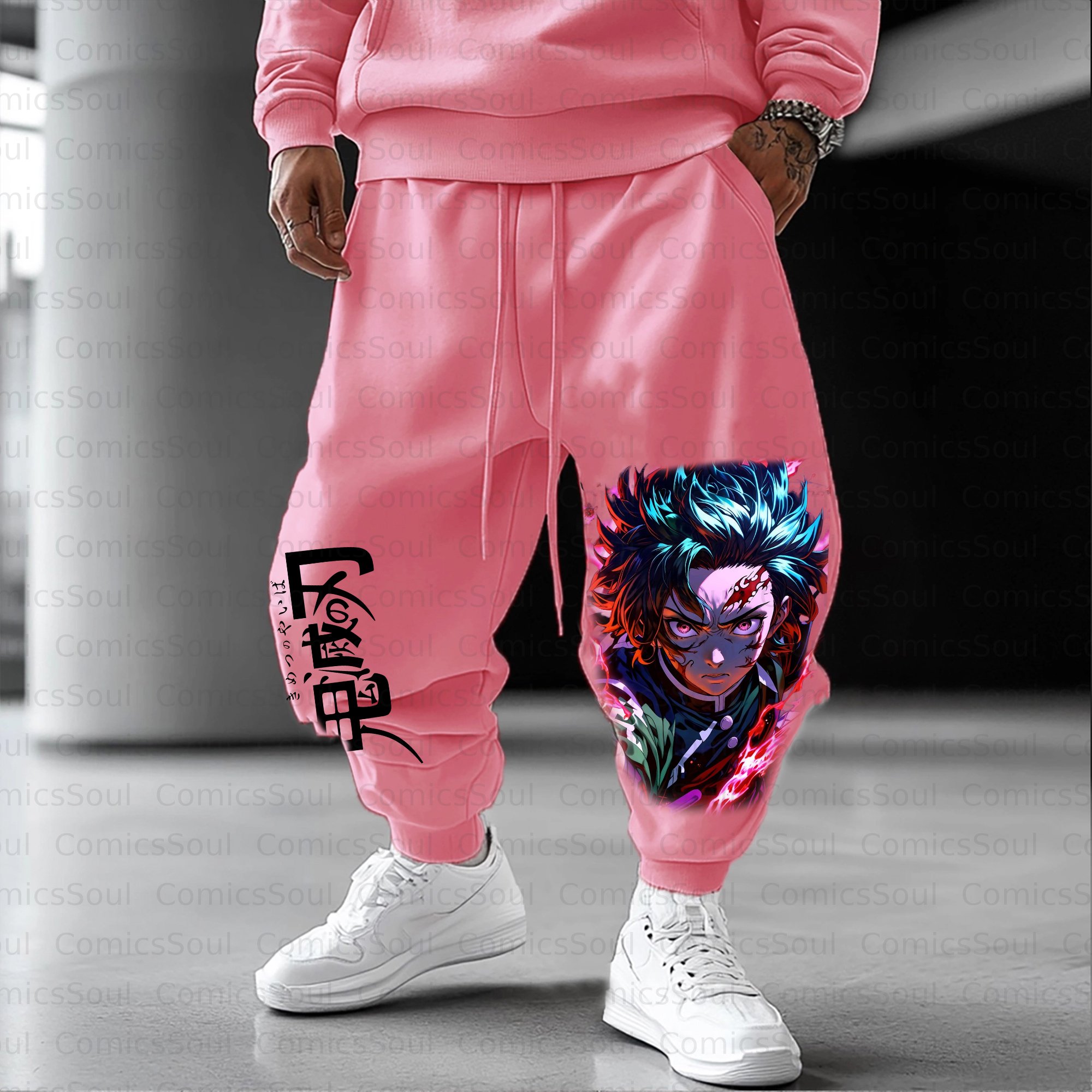 Unisex Anime Inspired Vintage Pants | KNY